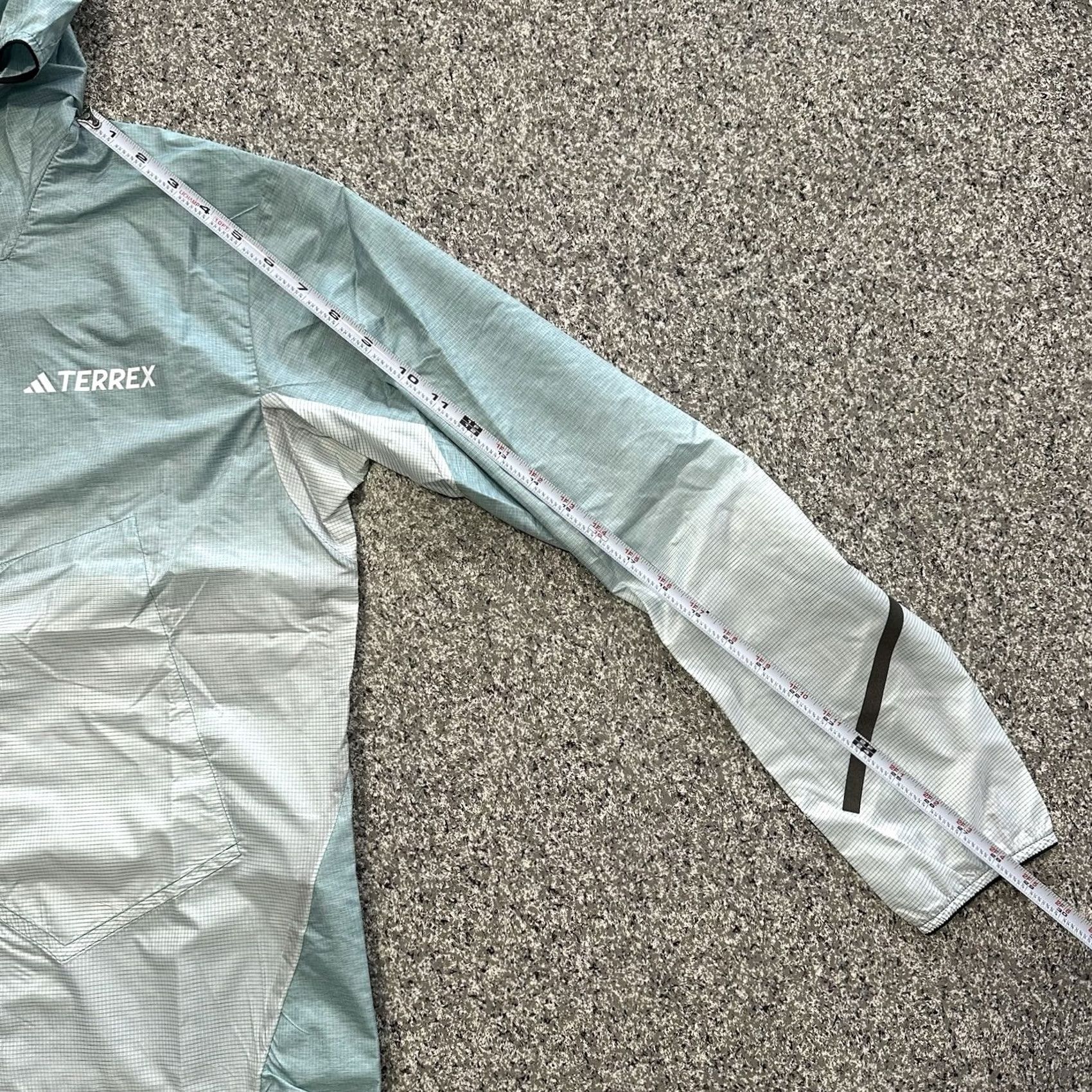 Adidas Adidas Terrex Trail Jacket Womens M Light Weight Teal JL9770 Jacket Size M / US 6-8 / IT 42-44 - 5 Thumbnail
