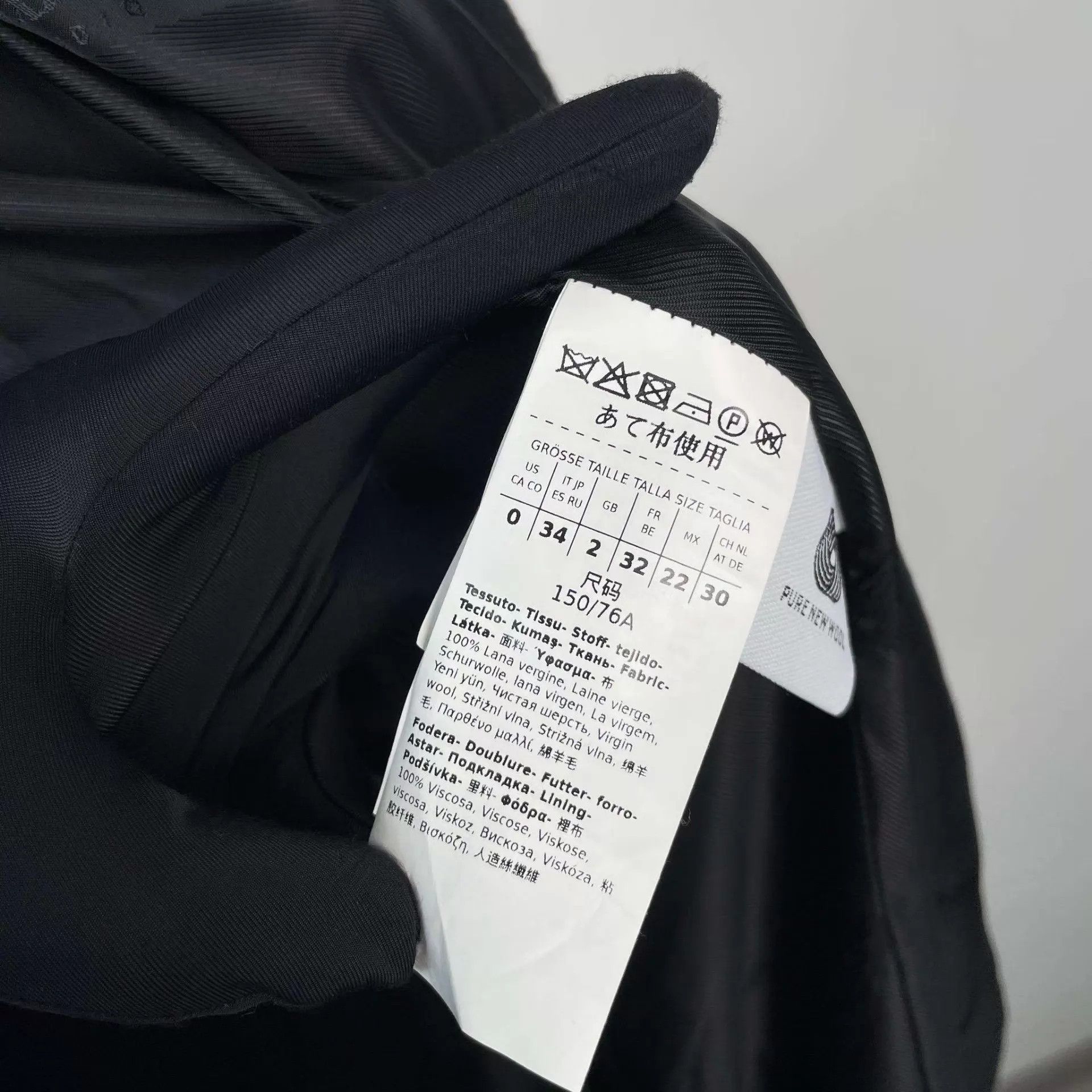 Weekend Max Mara Weekend Max Mara 99 New Wool Black Coat Size 150 US0 Size XS / US 0-2 / IT 36-38 - 6 Thumbnail