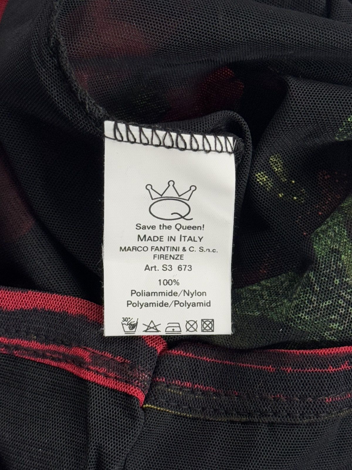 Jean Paul Gaultier NEW Save The Queen XS Maglia mesh blouse shirt top big logo Size XS / US 0-2 / IT 36-38 - 11 Thumbnail
