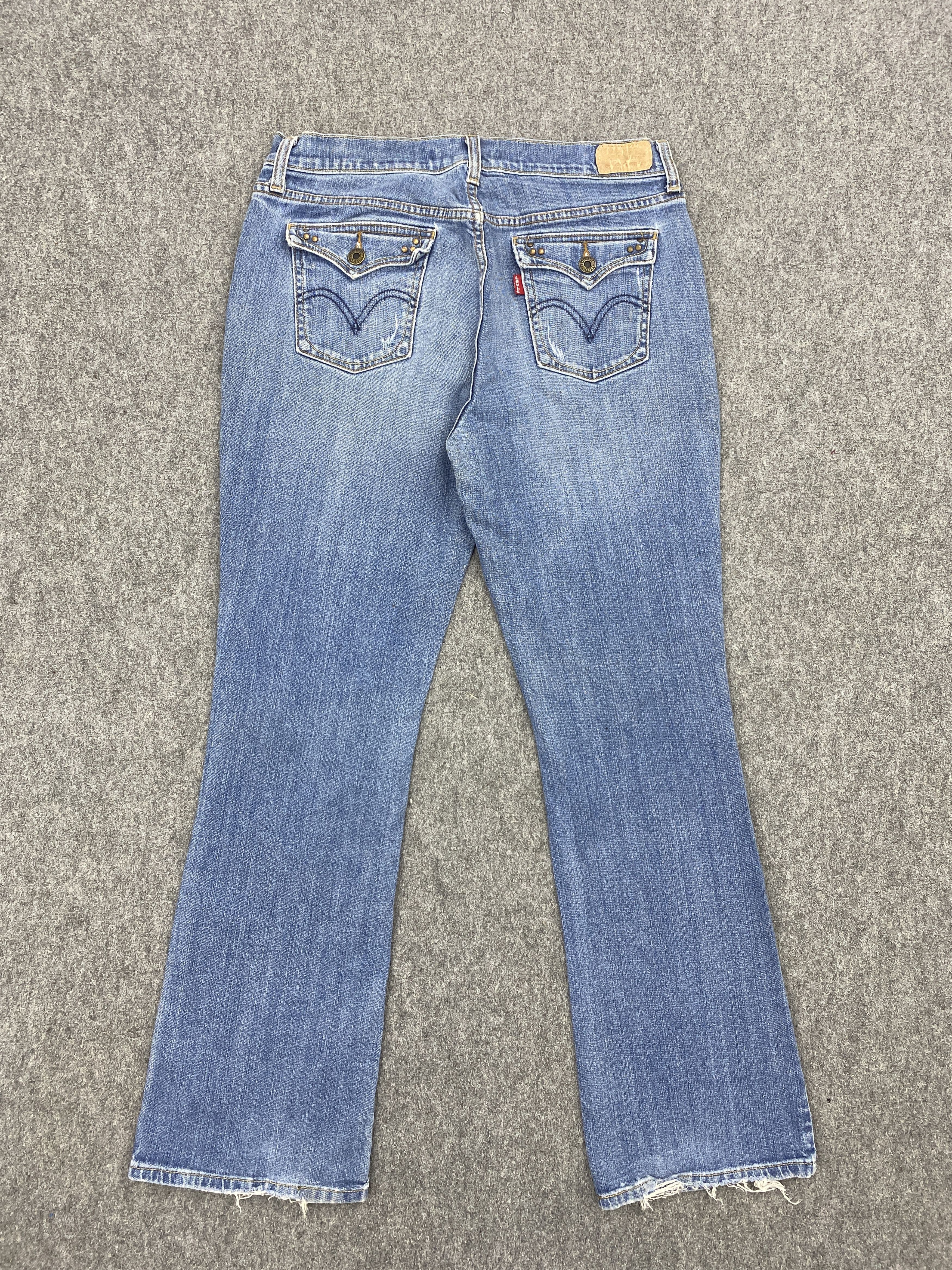Levi's Vintage levis 515 Flare Blue Denim DP2631 Size US 30 / EU 46 - 3 Thumbnail