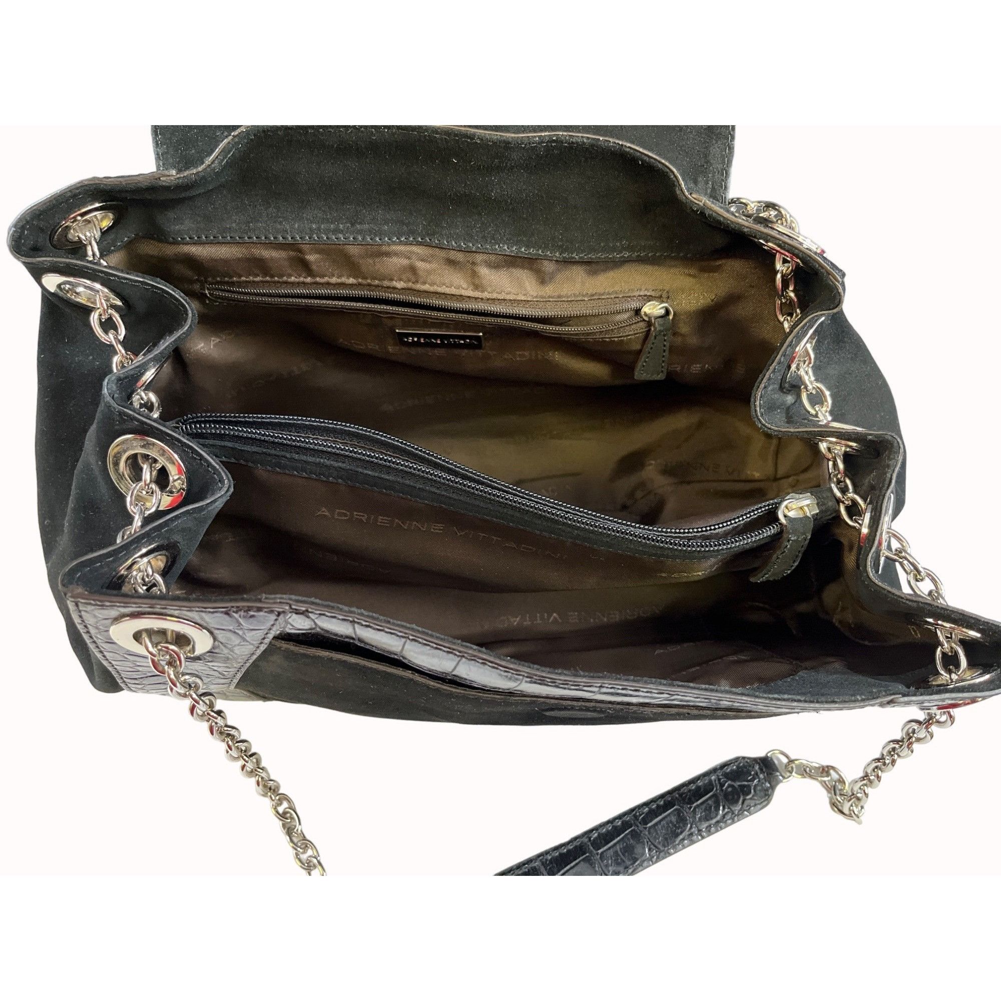 Other Adrienne Vittadini Women's Black Shoulder Bag Purse SKU 6318 Size ONE SIZE - 5 Thumbnail