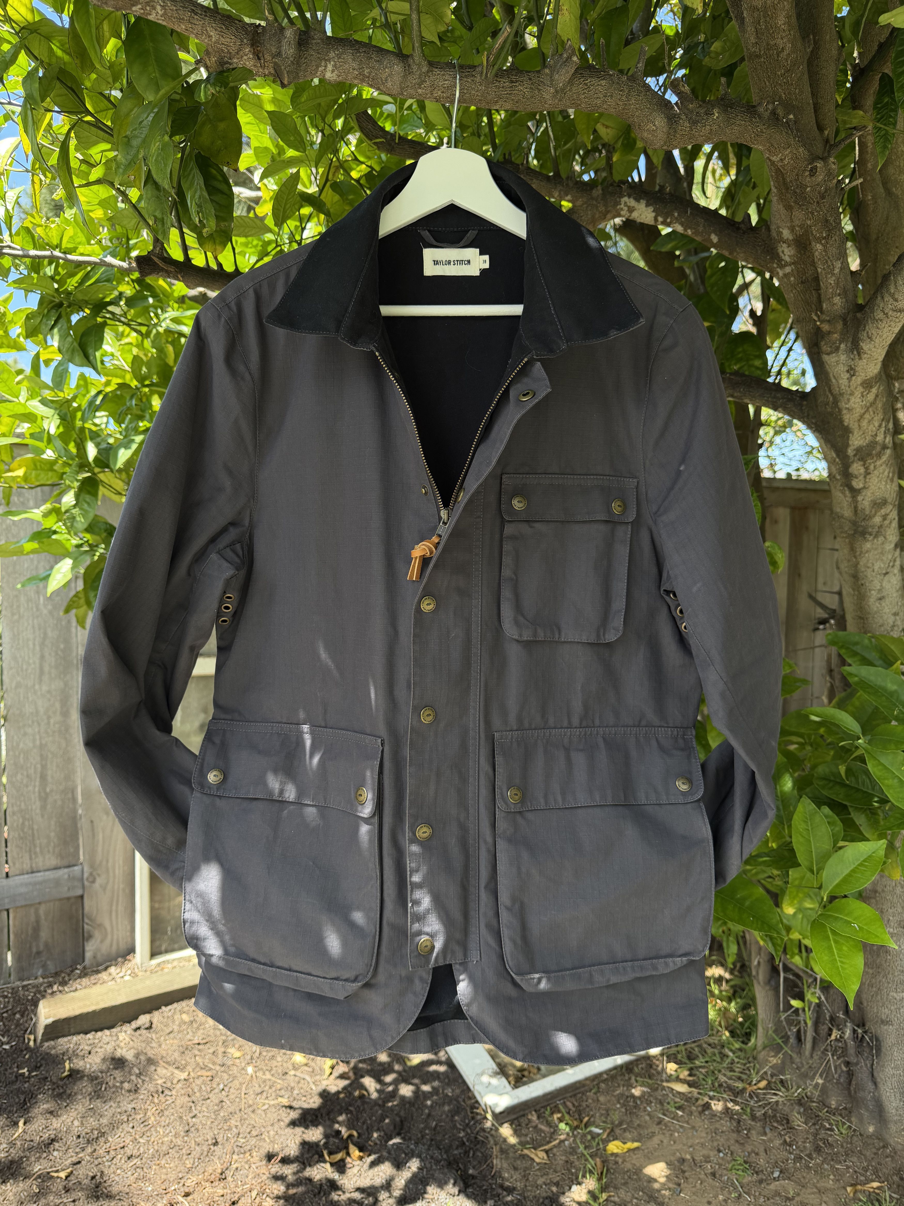 Taylor Stitch Taylor Stitch Rover Jacket Ripstop Slate Dry Wax Small 38 Size US S / EU 44-46 / 1 - 1 Thumbnail