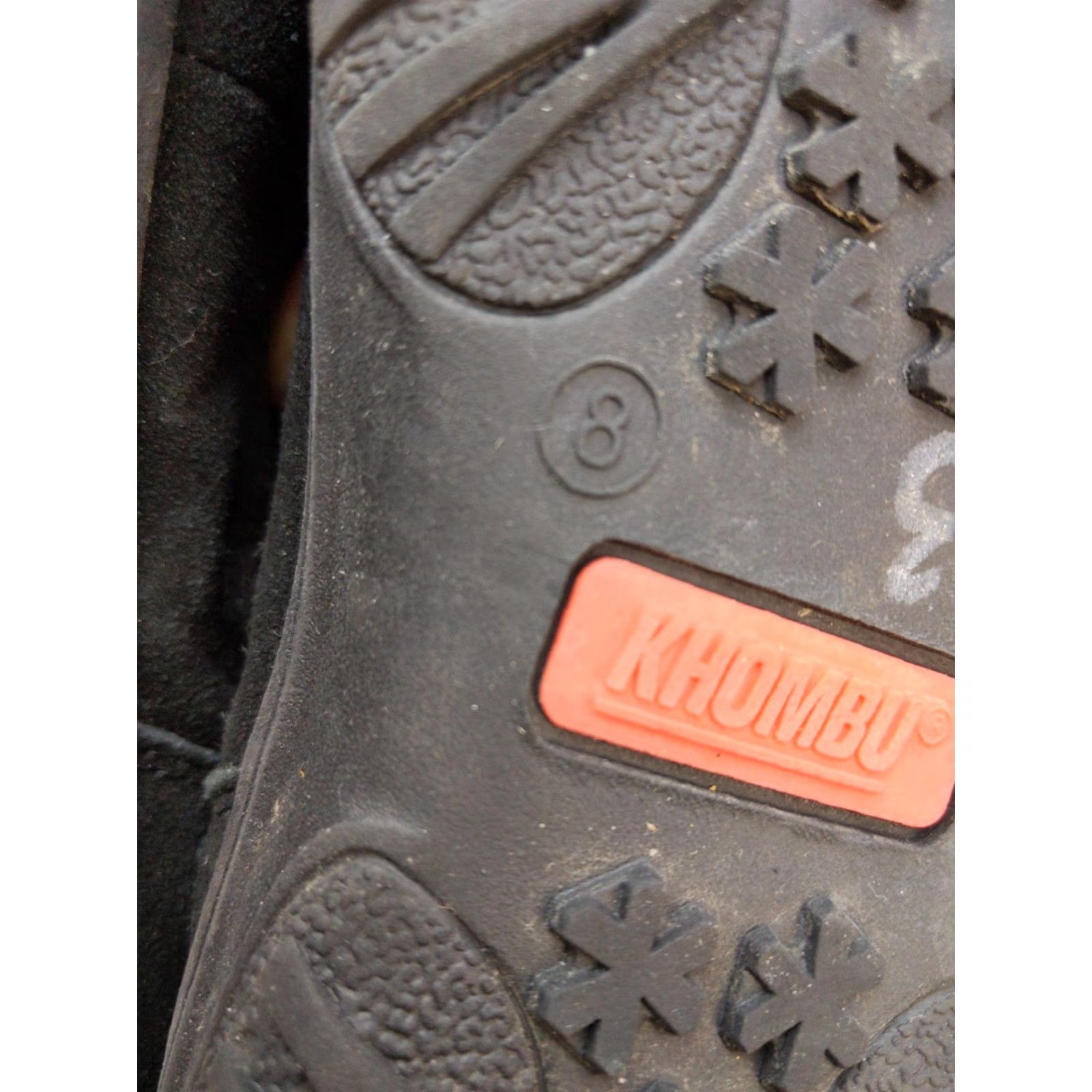 Vintage Khombu Laura Snow Boots Womens Size 8 Black Suede Ankle Faux Fur Zip Winter Boots Menus? Size US 8 / IT 38 - 7 Thumbnail