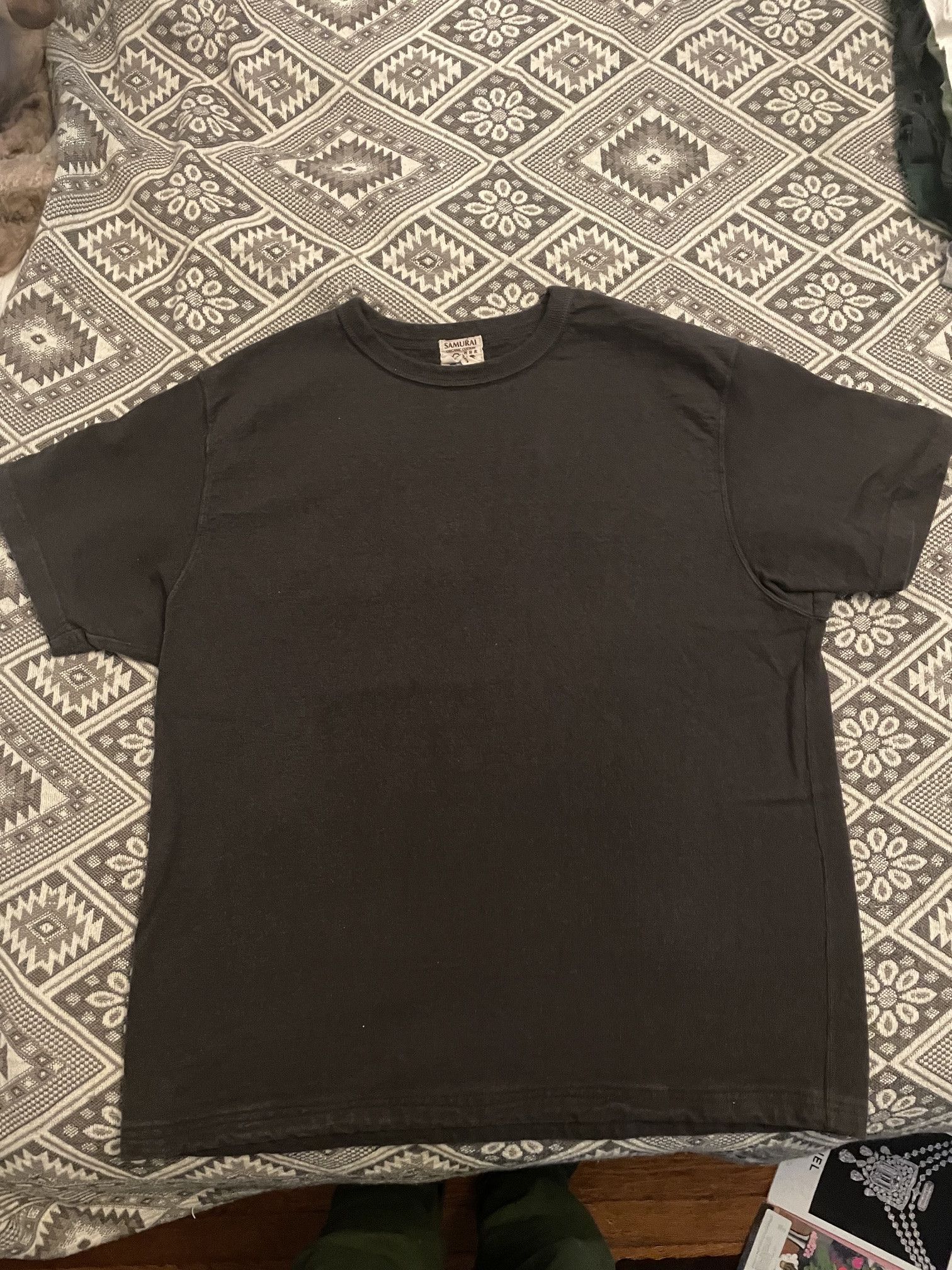 Samurai Jeans Two Samurai SJST-SC01 Shirts - Natural and Kuromame Size US L / EU 52-54 / 3 - 4 Thumbnail