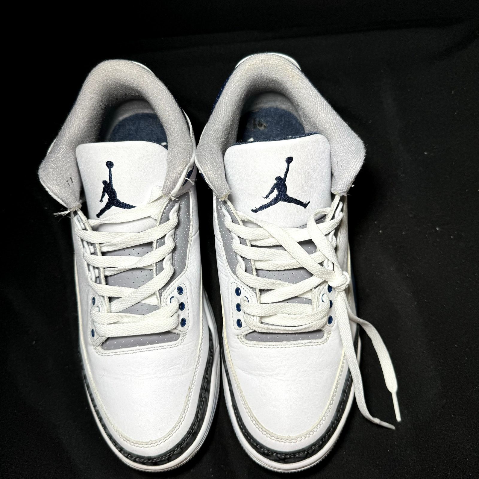 Jordan Brand × Nike Size 8.5 - Nike Air Jordan 3 Retro Midnight Navy Men's Shoes Size US 8.5 / EU 41-42 - 4 Thumbnail