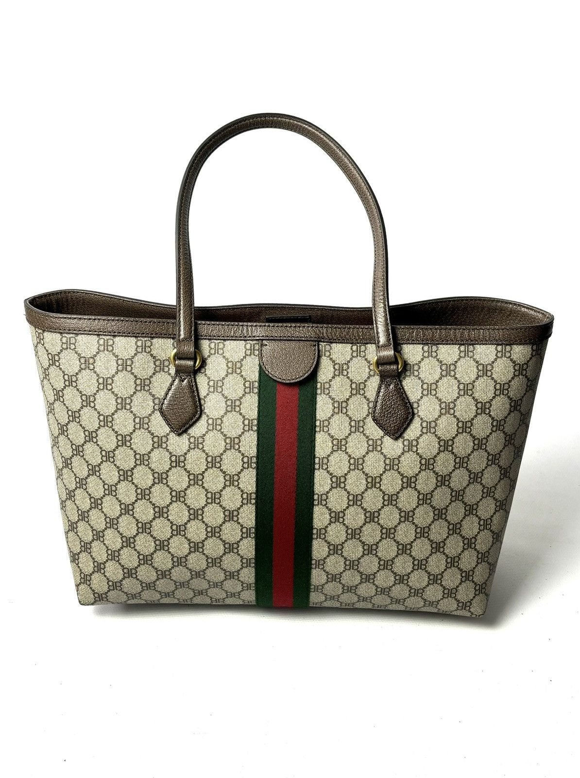 Balenciaga × Gucci Gucci Balenciaga The Hacker Project Grafitti Tote Bag Size ONE SIZE - 4 Thumbnail