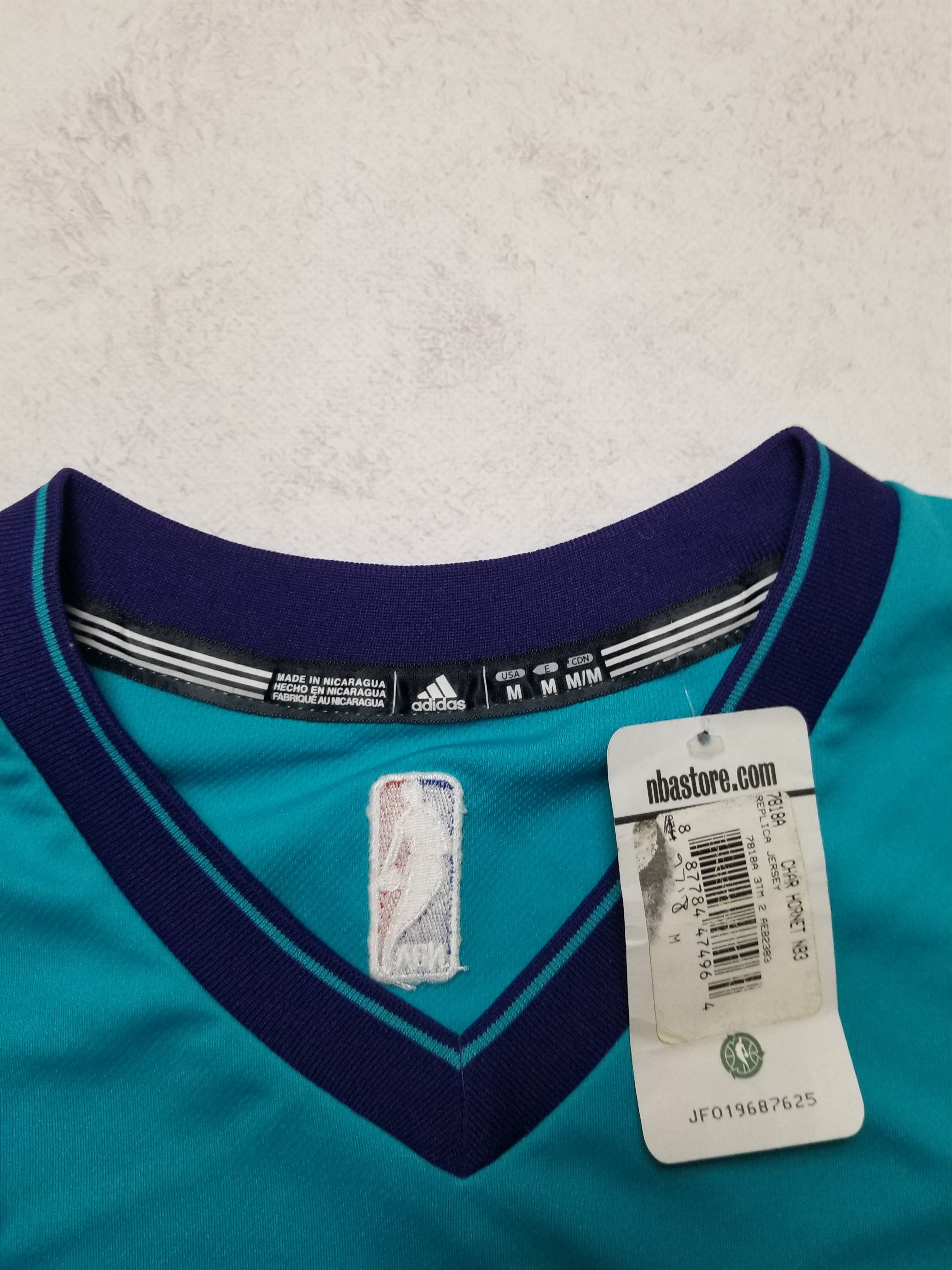 Adidas Charlotte Hornets #40 Zeller NBA Basketball Teal Jersey Size US M / EU 48-50 / 2 - 13 Thumbnail