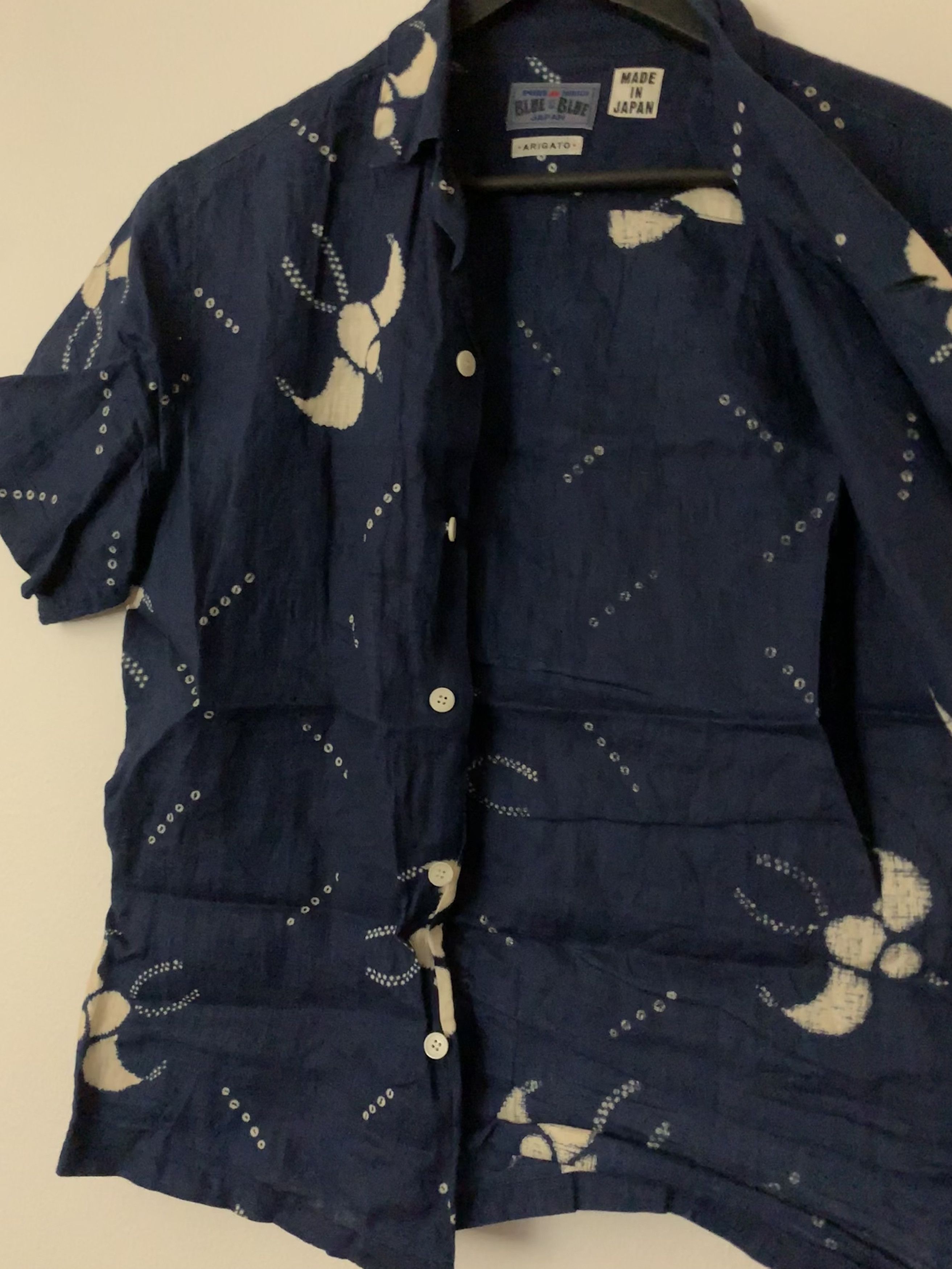 Blue Blue Japan Blue Blue Japan Slim-Fit Camp-Collar Printed Shirt Size US S / EU 44-46 / 1 - 2 Thumbnail