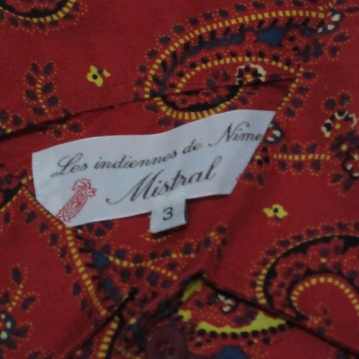 Batik Bay La Chemisse Paisley Shirts LES INDIENNES DE NÎMES MISTRAL Size US M / EU 48-50 / 2 - 4 Thumbnail