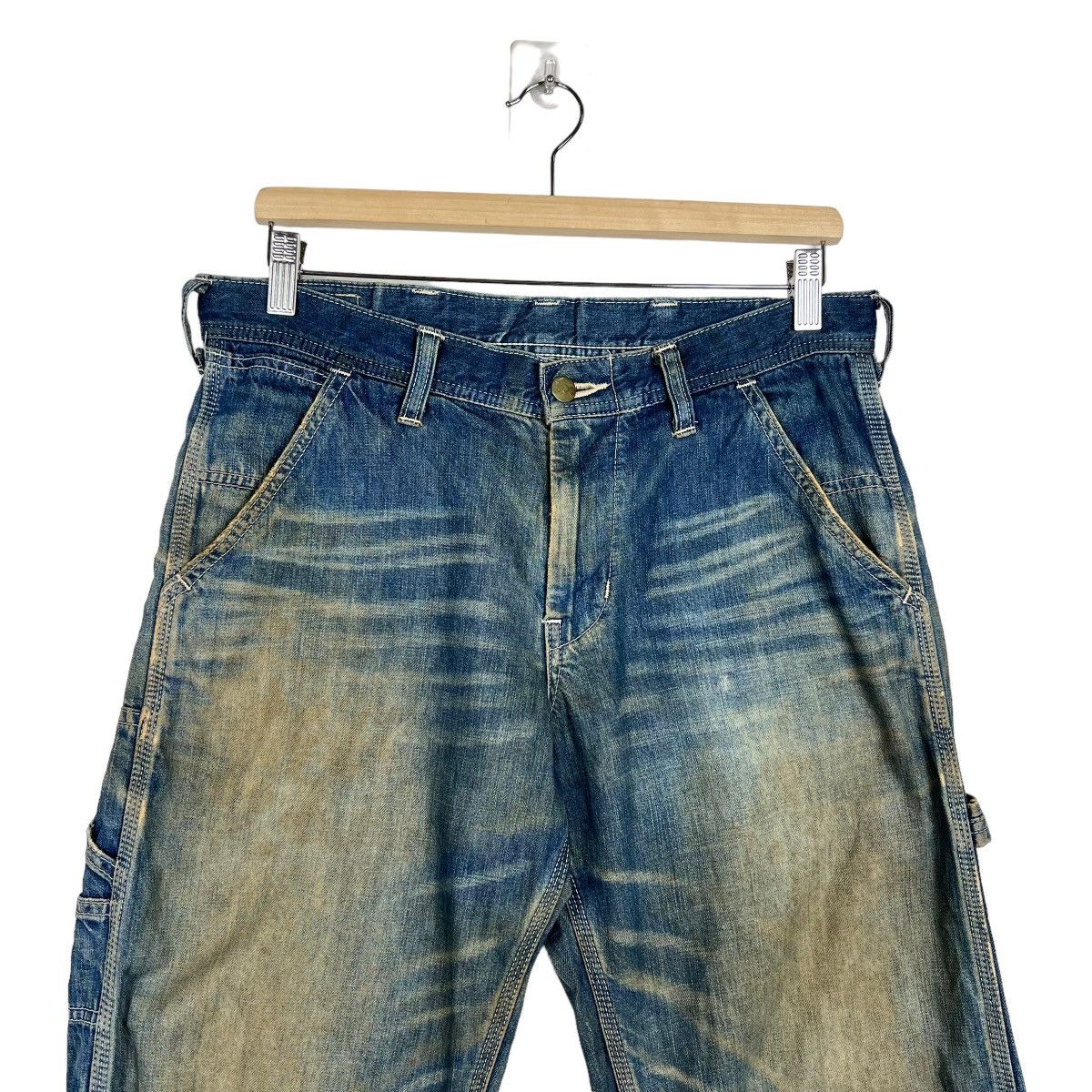 Lee × Vintage 🔥 VINTAGE LEE UNION MADE WORKS DENIM Size US 32 / EU 48 - 3 Thumbnail