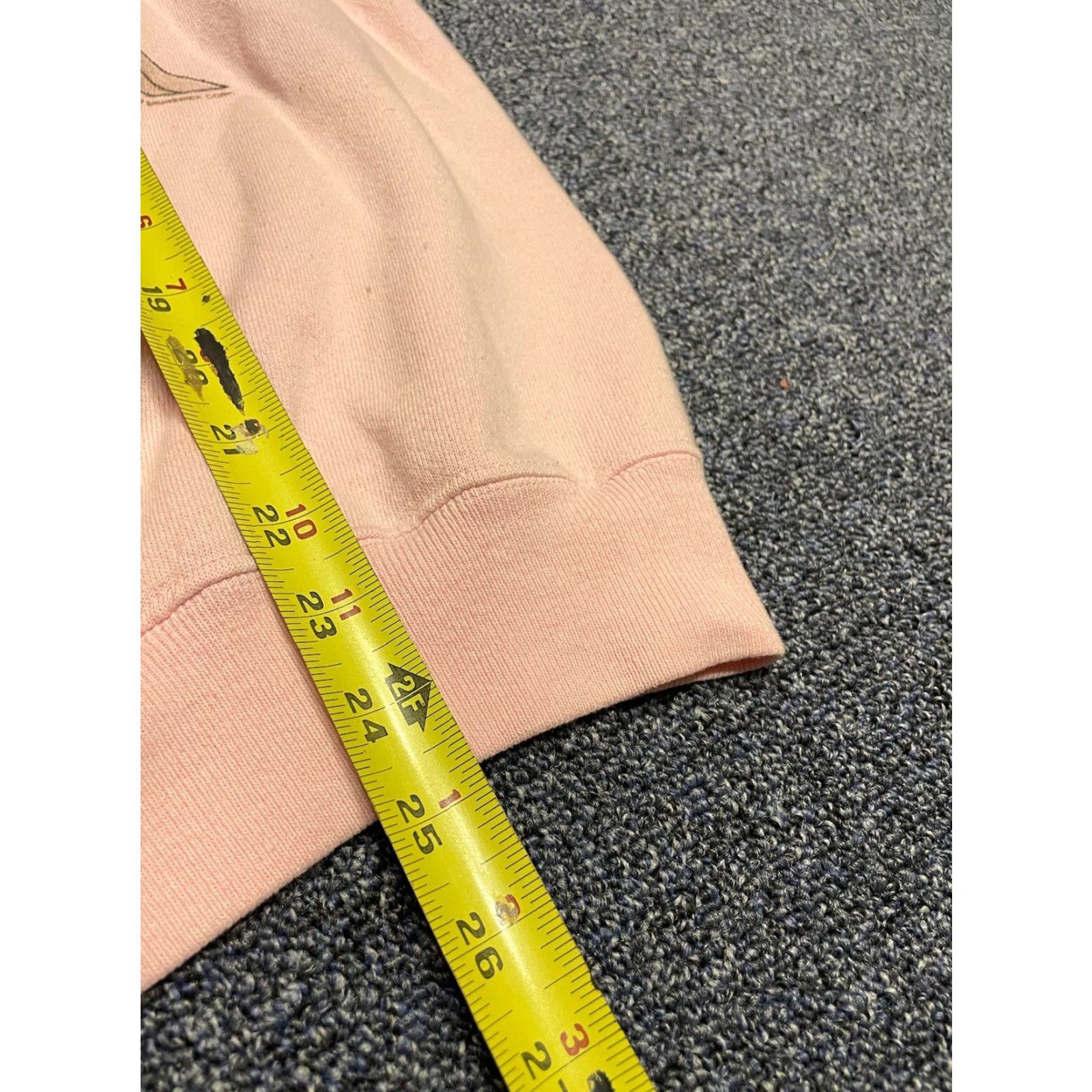 Jerzees VINTAGE Jerzees Sweatshirt Unisex Adults L 80s 90s Cow Pink Long Sleeve Crew Neck Pullover Activewear Size L / US 10 / IT 46 - 5 Thumbnail