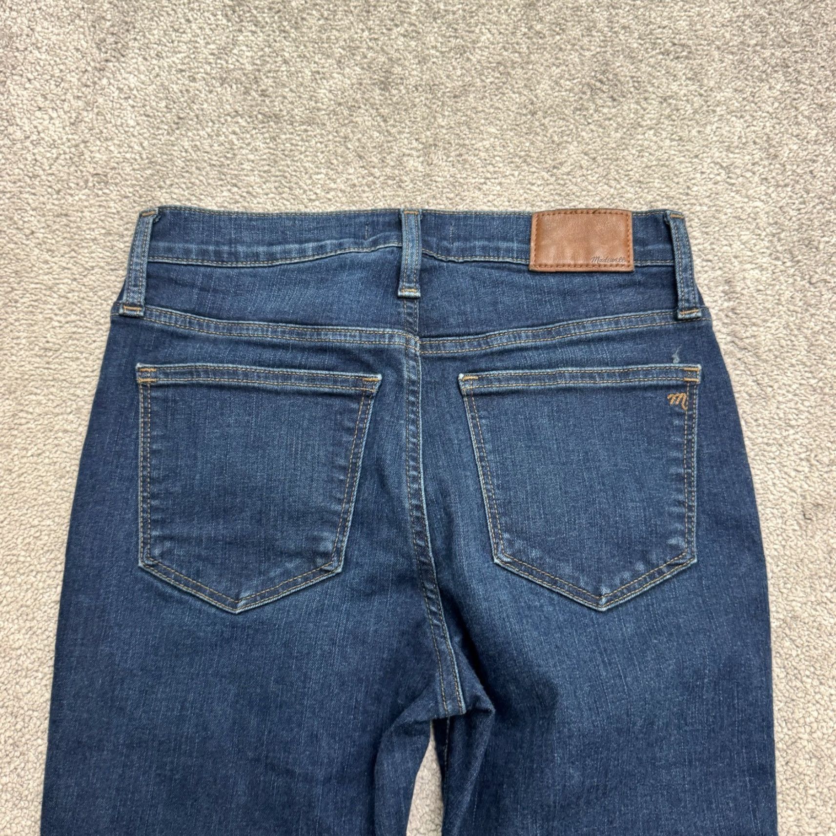 Madewell VINTAGE Madewell Women's Skinny Jeans 10" High Rise 25 Inseam Medium Wash Blue Stretch Size 26" / US 2 / IT 38 - 4 Thumbnail