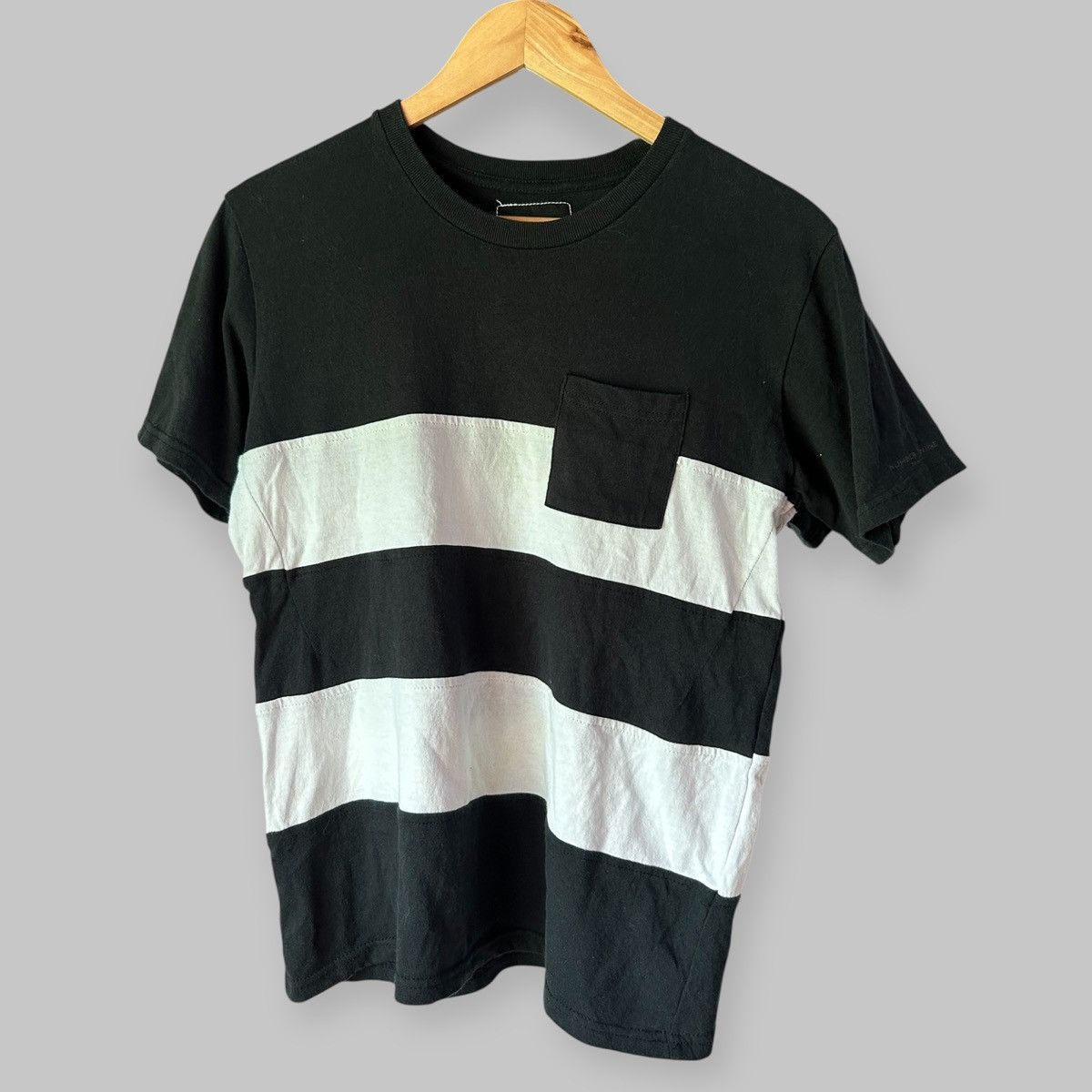 Number (N)ine Denim Pocket Striped Tee Size US M / EU 48-50 / 2 - 2 Thumbnail