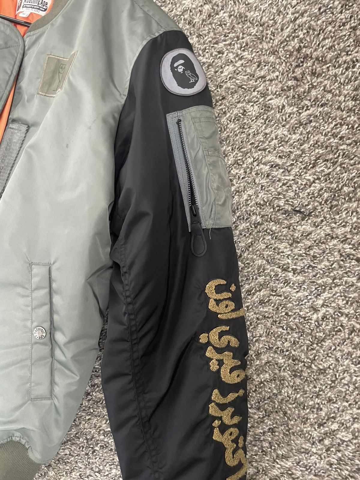 Bape × October's Very Own BAPE x OVO MA-1 JACKET Size US M / EU 48-50 / 2 - 5 Thumbnail
