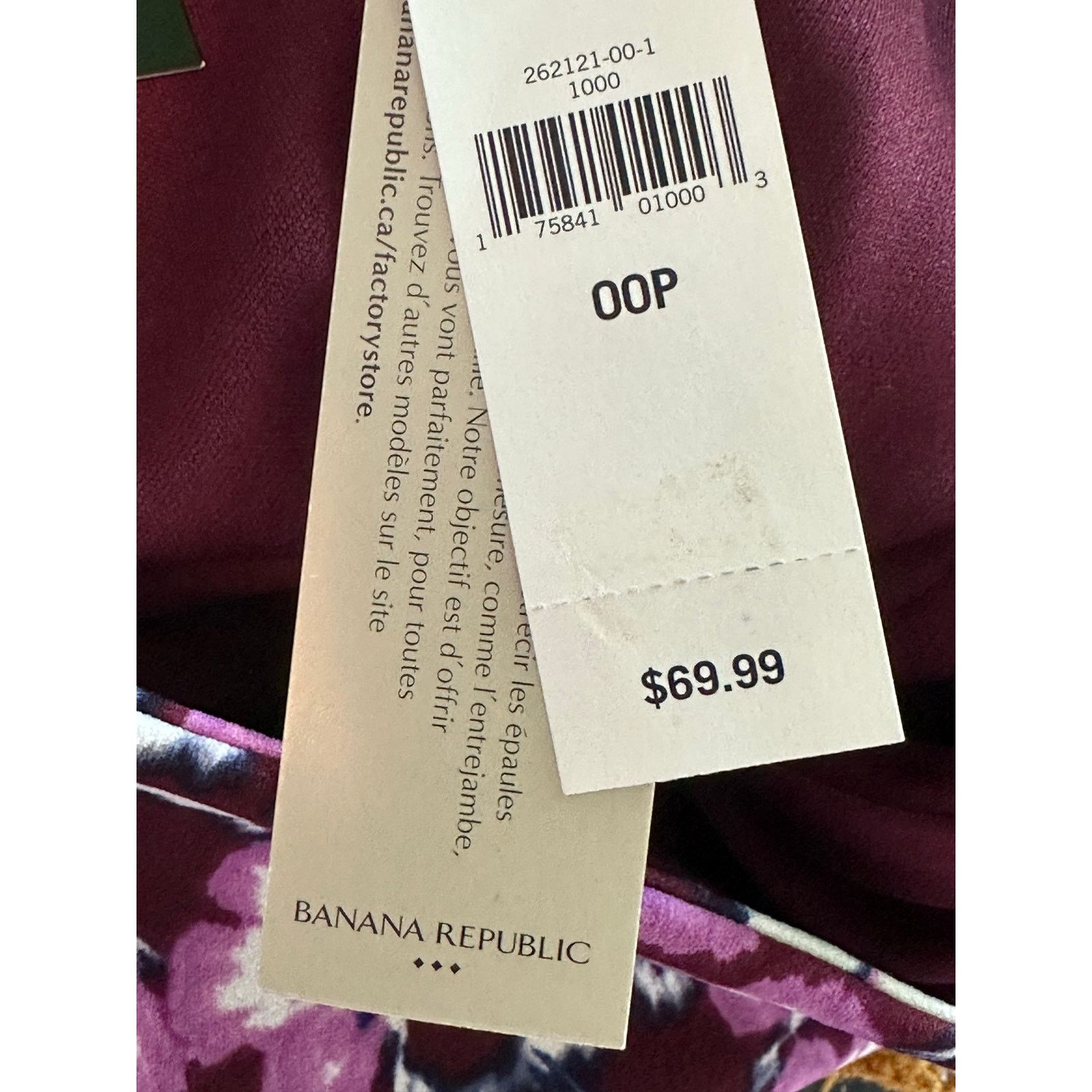 Banana Republic Banana Republic wine floral pencil skirt size 00P Size 26" / US 2 / IT 38 - 5 Thumbnail