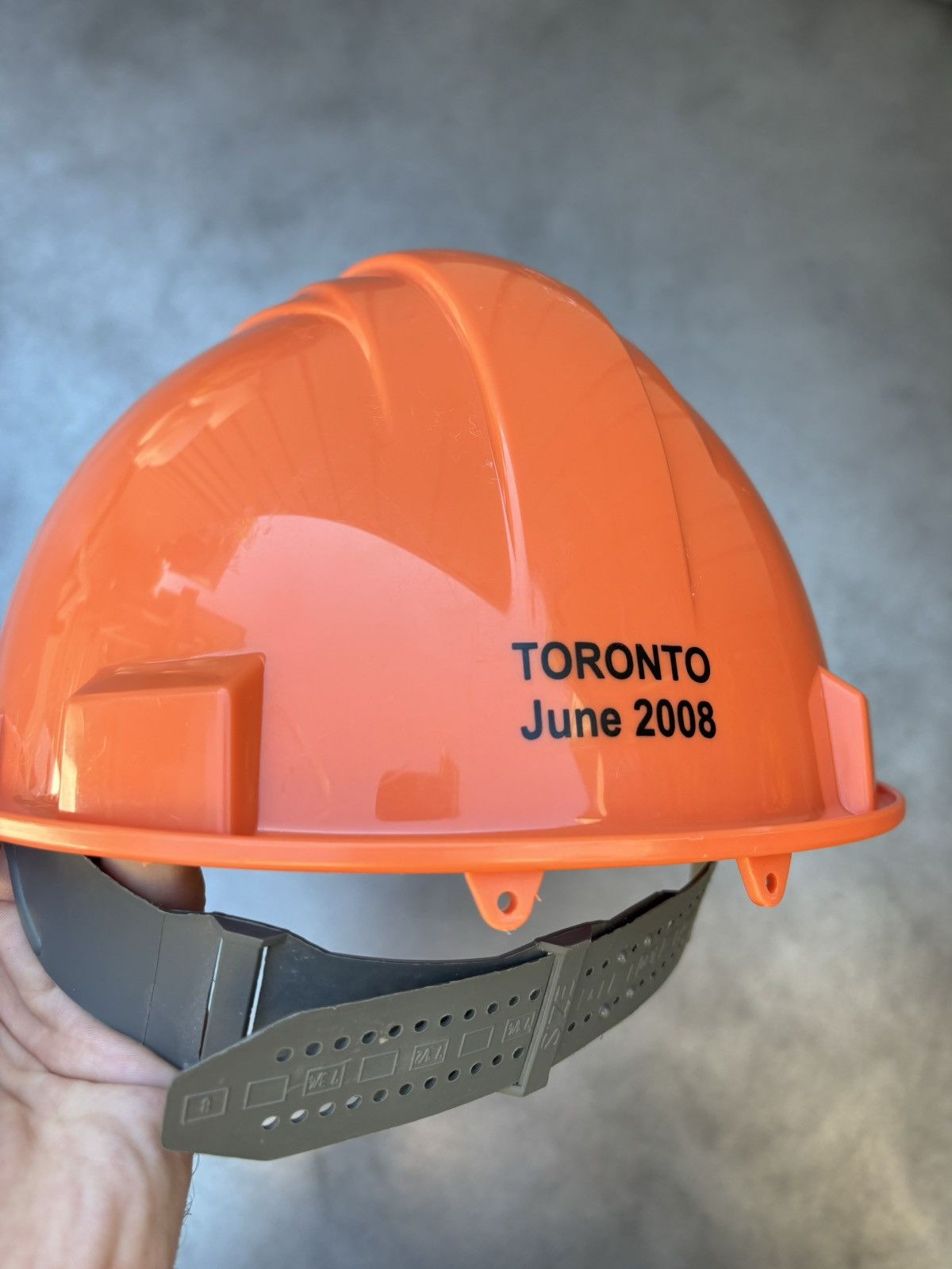 Designer × Hermes 2008 Hermes Hard Hat Hermès Toronto Construction Helmet Y2K Size ONE SIZE - 5 Thumbnail