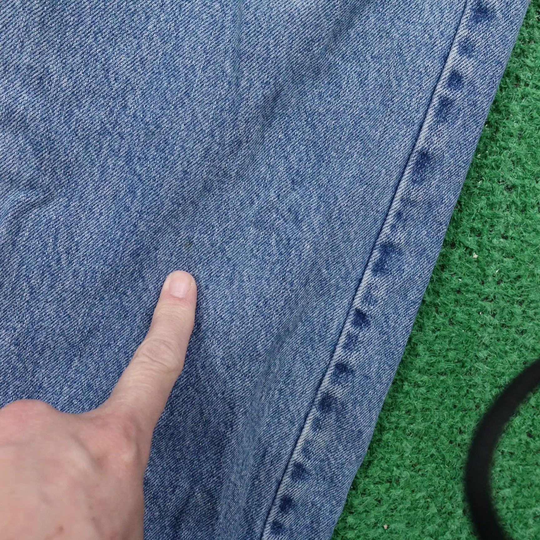 Levi's VINTAGE LEVI'S 505 REGULAR FIT 90s BLUE DENIM JEANS 38X32 MENS Size US 38 / EU 54 - 7 Thumbnail