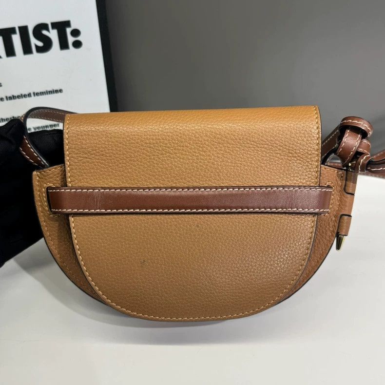 Loewe LOEWE size os Mini saddle bag caramel color Size ONE SIZE - 4 Thumbnail