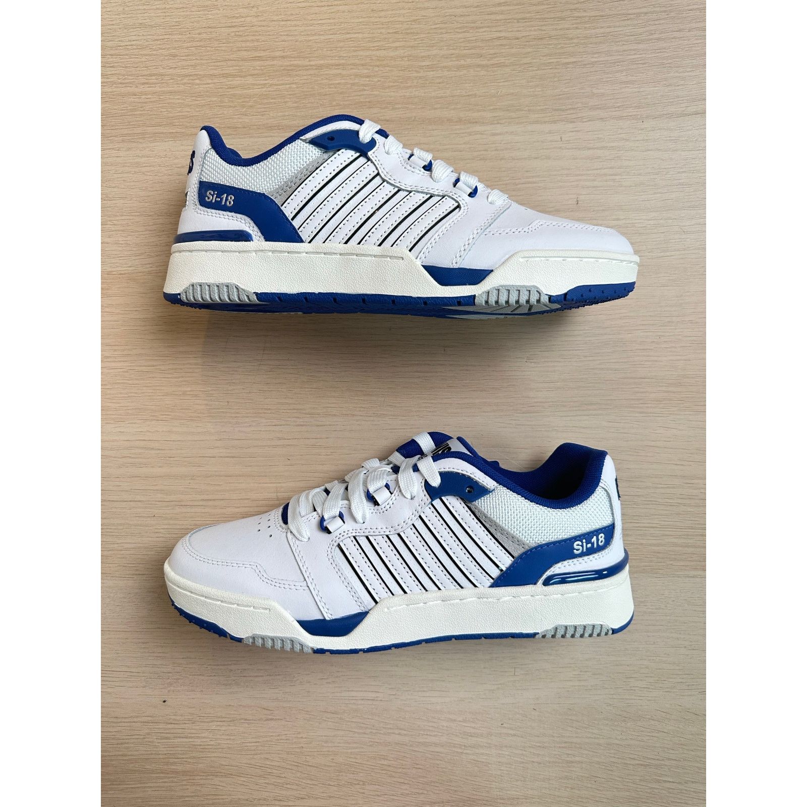 K-Swiss K-SWISS Si-18 International White Sneaker Size 8M - NEW Size US 7.5 / EU 40-41 - 3 Thumbnail