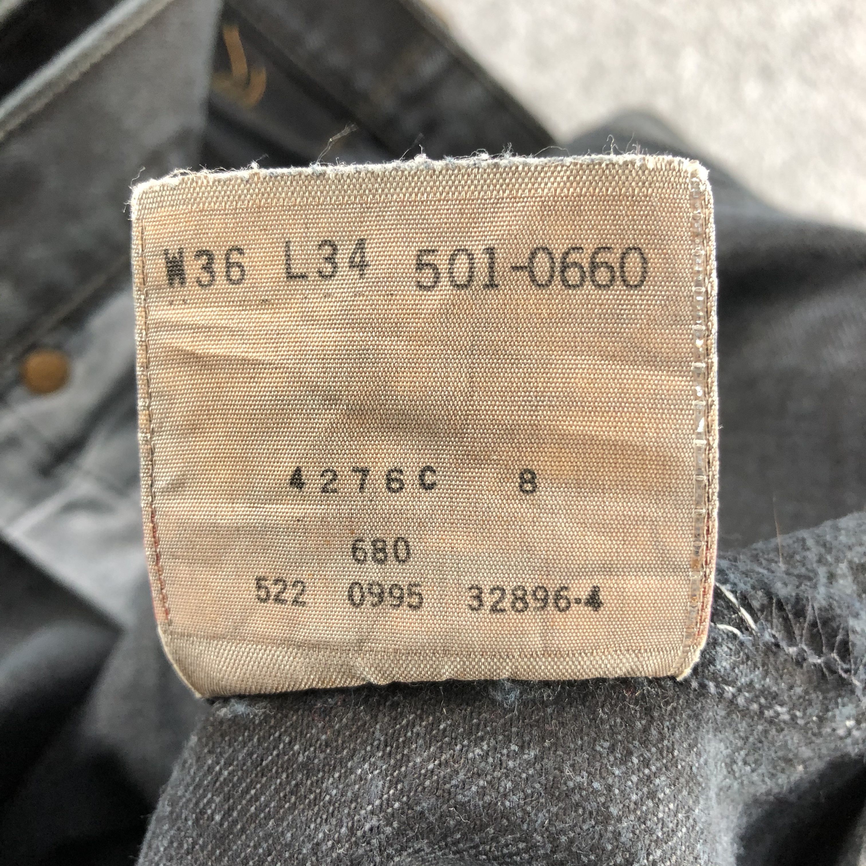 Levi's Vintage 90s Levis 501 Earth Tone Jeans-J1454 Size US 36 / EU 52 - 13 Thumbnail