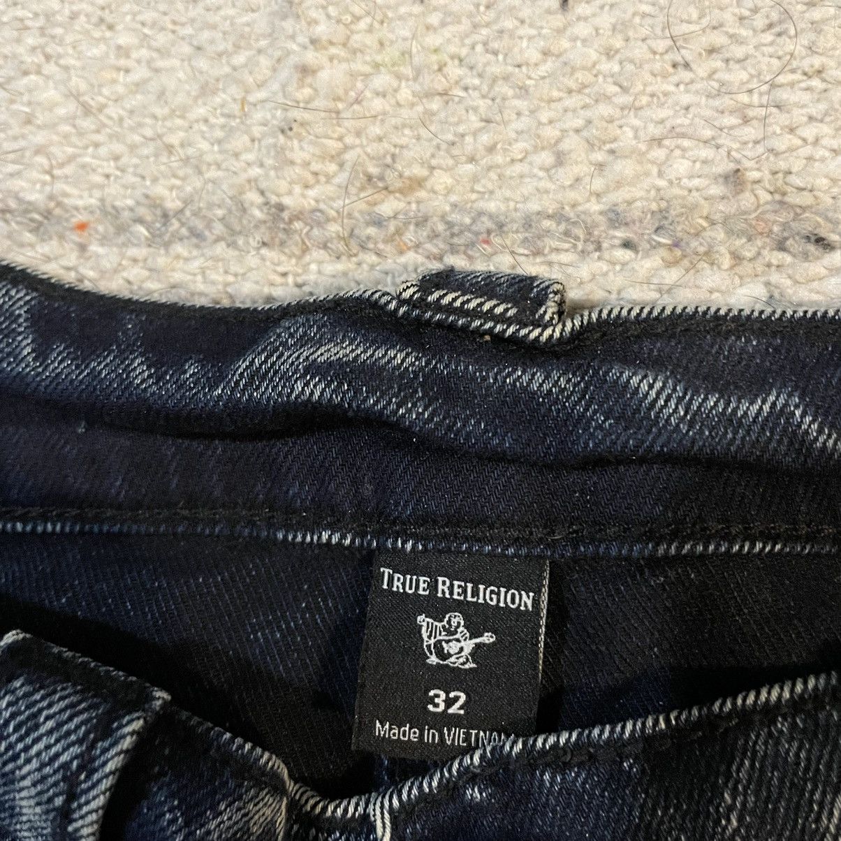 True Religion True Religion Geno Relaxed Slim Acid Wash Denim Jeans 34x32 Size US 34 / EU 50 - 6 Thumbnail