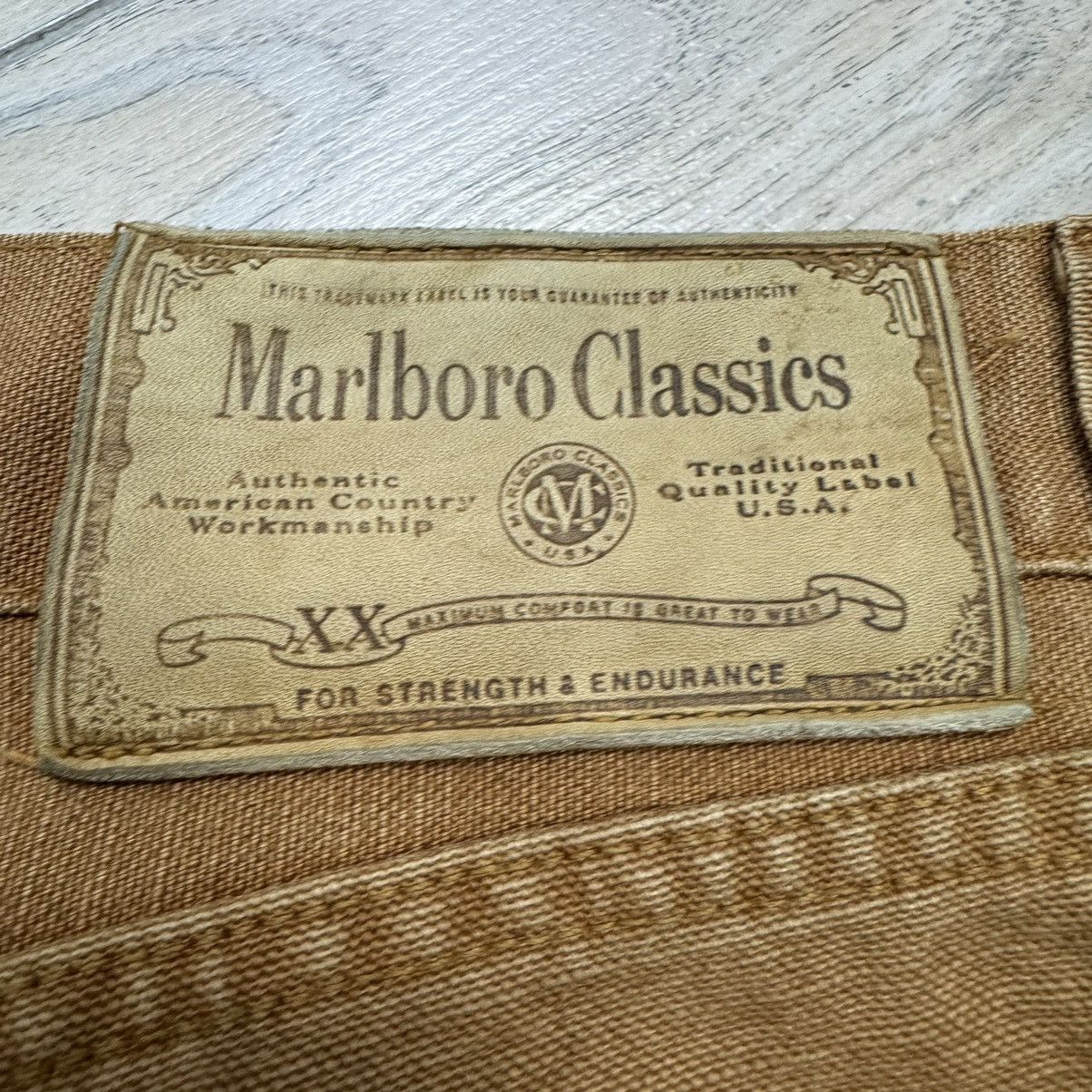 Marlboro Vintage 90s Marlboro Classics British Khaki Baggy Pants Size US 40 / EU 56 - 22 Thumbnail