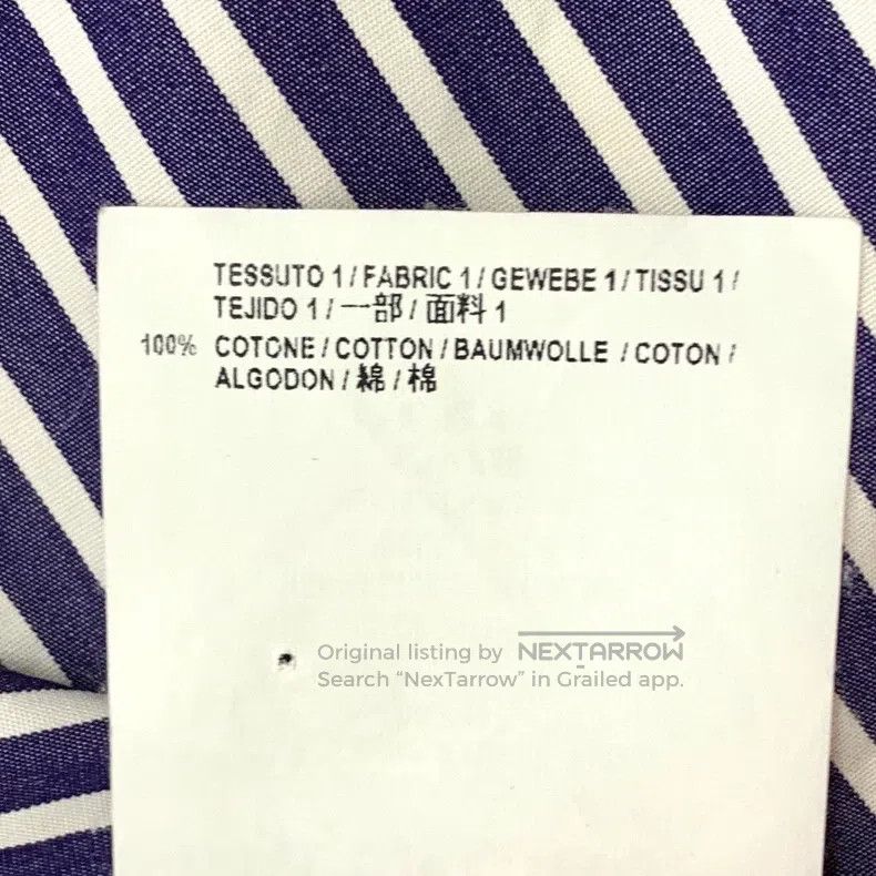 Balenciaga Balenciaga size 37 Blue Striped Cotton Hooded Long Sleeve Size US S / EU 44-46 / 1 - 7 Thumbnail