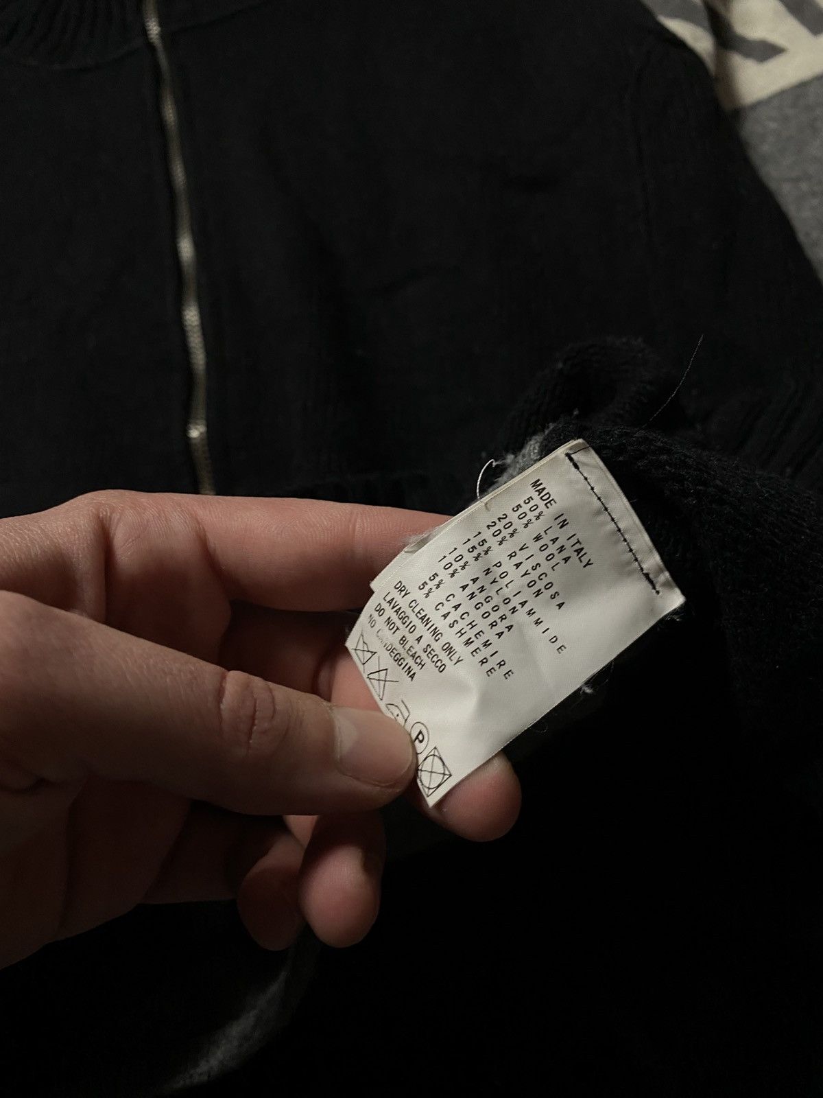 Dirk Bikkembergs BIKKEMBERGS VINTAGE VERY RARE WOOL ZIP SWEATER AVANT GARDE Size US L / EU 52-54 / 3 - 7 Thumbnail