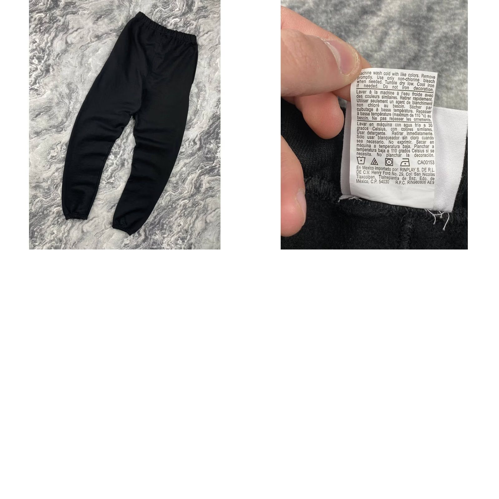 Champion Champion Sweatpants Men Size S Black Logo Tapered Gym & Training Size US 29 - 8 Thumbnail