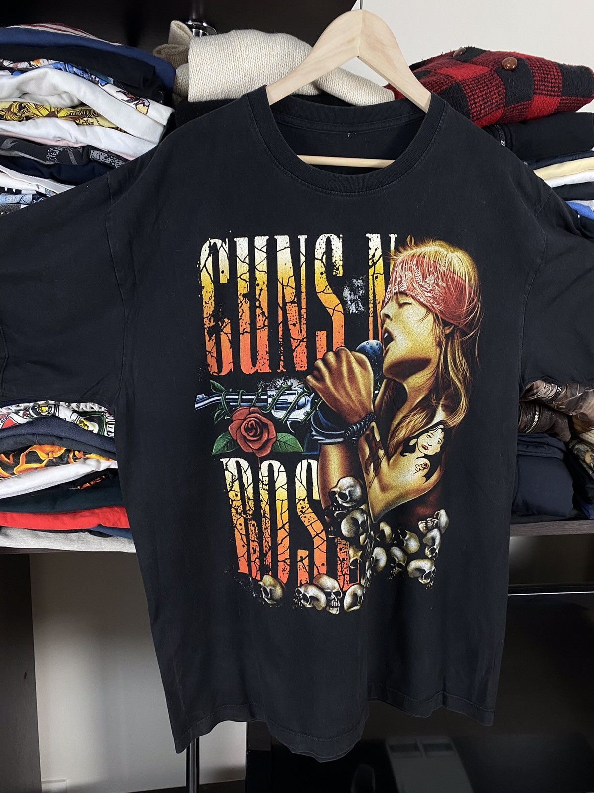 Band Tees × Guns N' Roses × Vintage Rare Vintage Guns N Roses Appetite For Destruction Tee Size US XL / EU 56 / 4 - 3 Thumbnail
