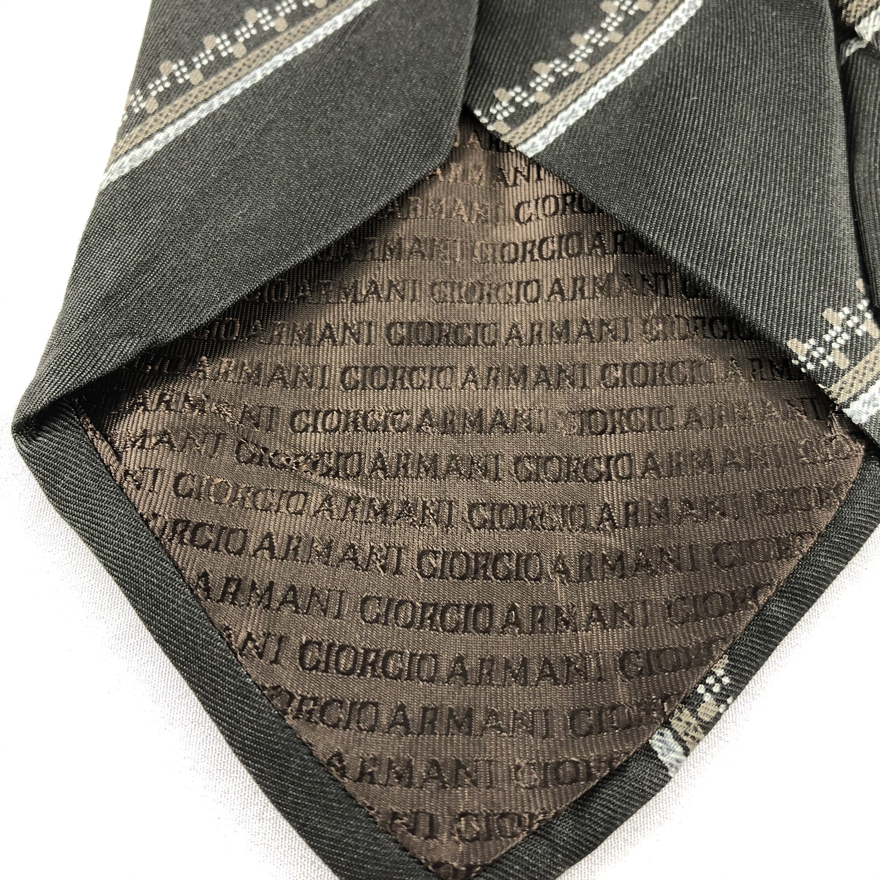 Giorgio Armani × Vintage Giorgio Armani Silk Neck Ties T104 Size ONE SIZE - 5 Thumbnail