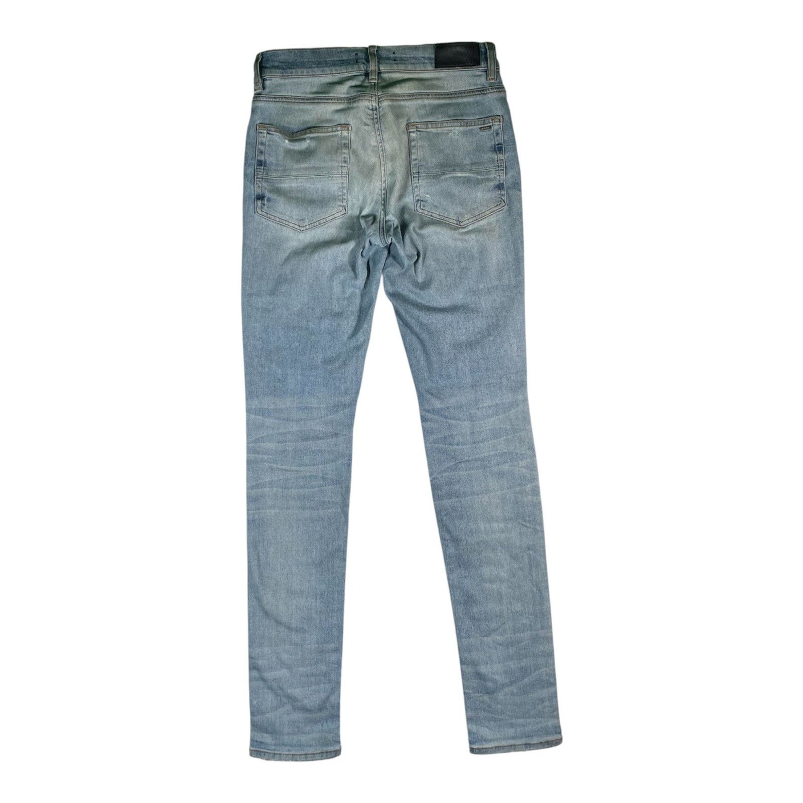 Amiri Amiri 'Art Patchwork' Light Wash Jeans Size US 32 / EU 48 - 2 Thumbnail