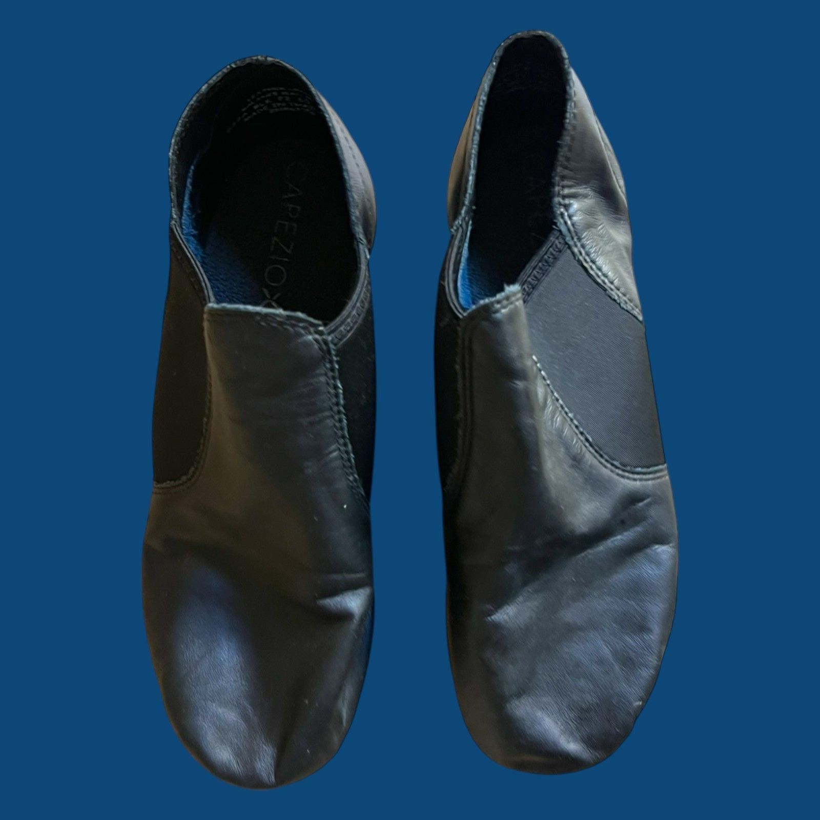 Other Capezio EJ2A Black Leather Split Sole Jazz Shoes 10.5M Size US 10.5 / EU 43-44 - 2 Thumbnail