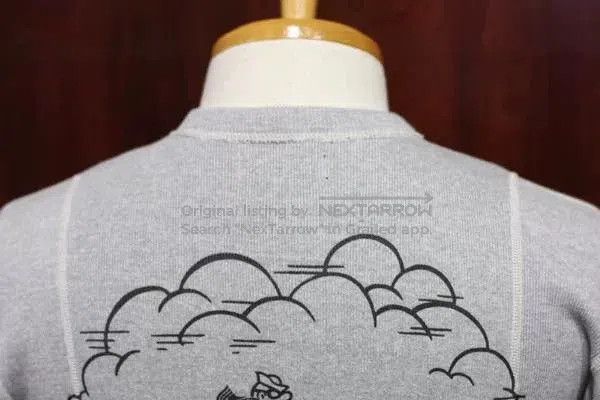 Freewheelers thick long sleeve tee with USN print. Size US M / EU 48-50 / 2 - 3 Thumbnail