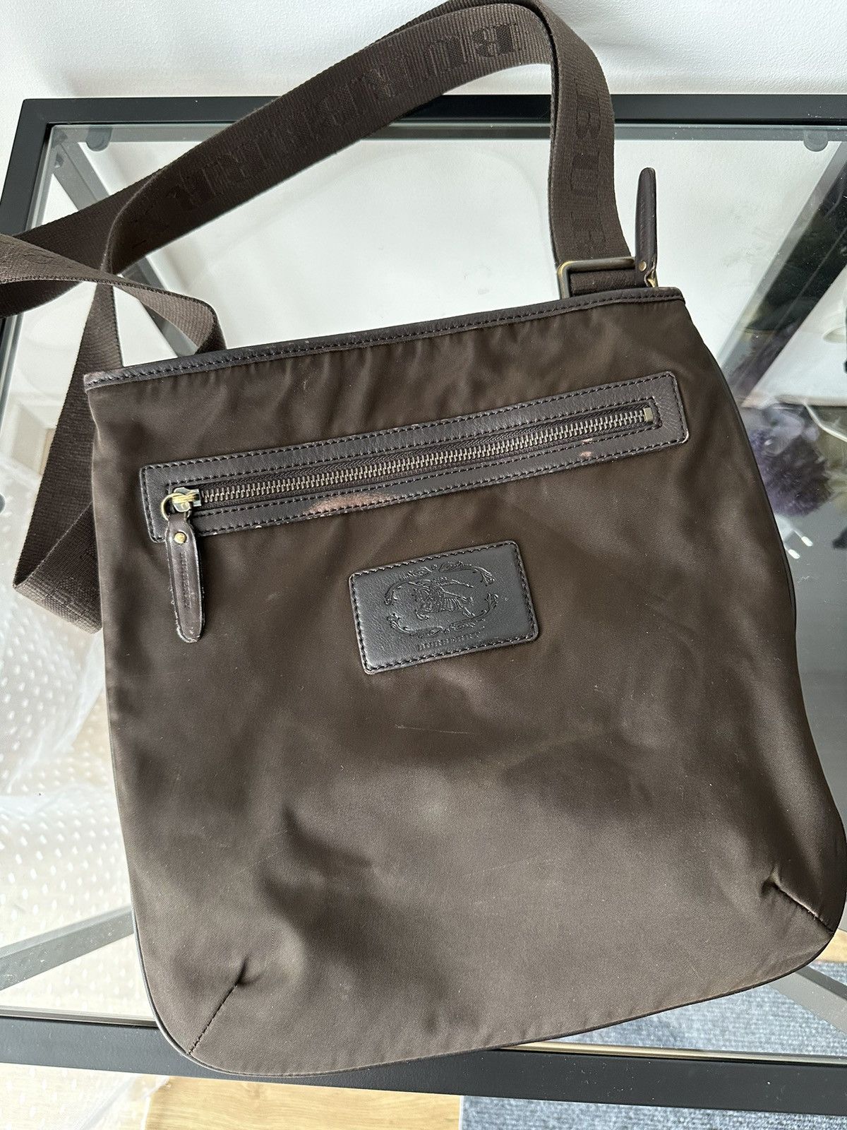 Burberry Burberry nylon brown crossbody bag Size ONE SIZE - 18 Thumbnail