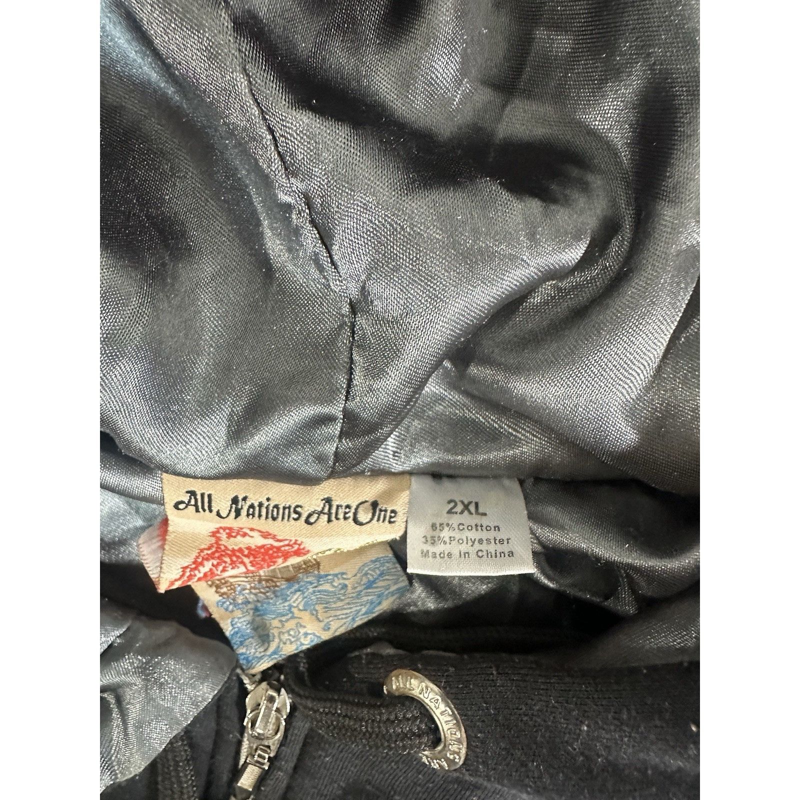 Vintage Vintage All Nations Are One Y2K Hoodie Sweater 2000’s 90’s Size US XXL / EU 58 / 5 - 6 Thumbnail