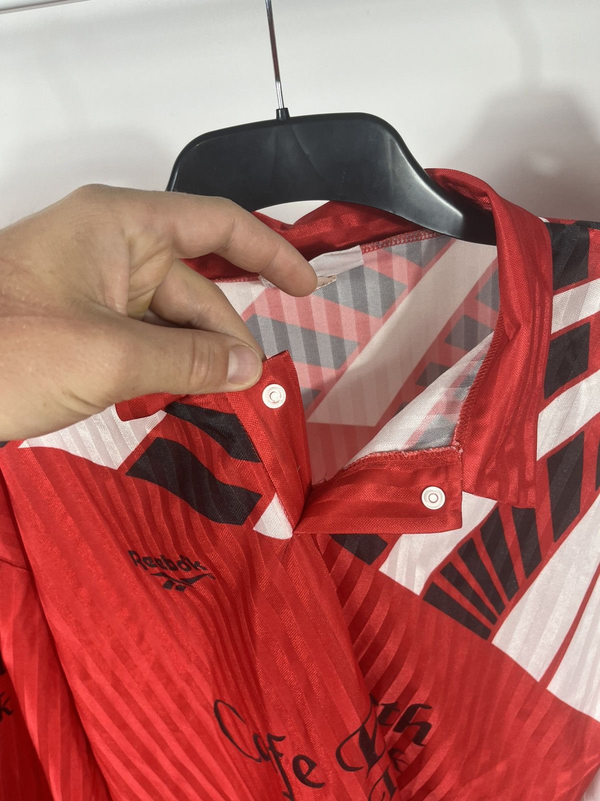 Reebok 3x Vintage Reebok Cafe Elisabeth Innsbruck Football Jerseys Size US XL / EU 56 / 4 - 13 Thumbnail