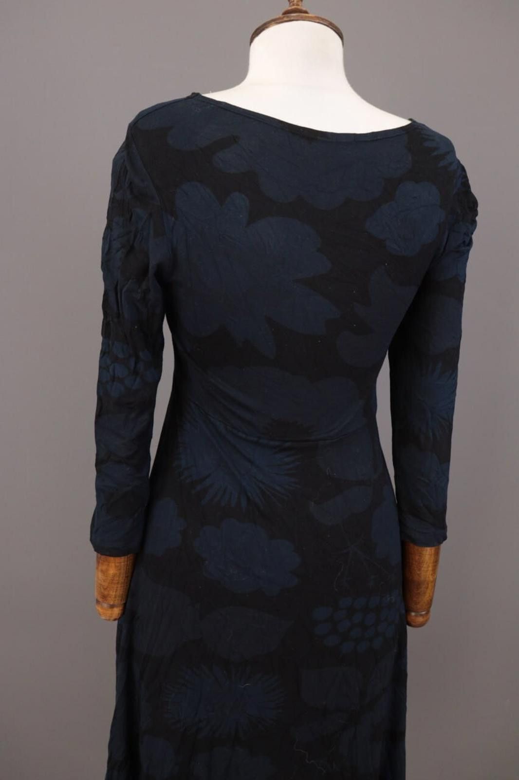 Marimekko Marimekko Blue Floral Bodycon A-Line Knee Dress Size S Size S / US 4 / IT 40 - 12 Thumbnail