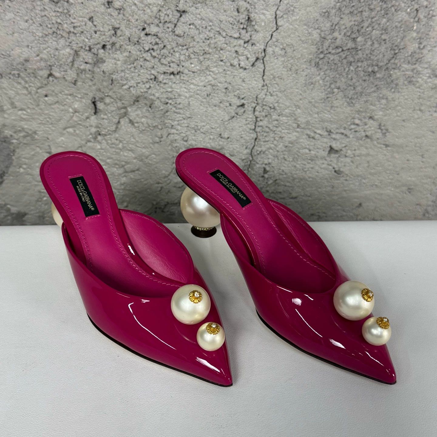 Dolce & Gabbana Dolce & Gabbana Pearl Heeled Sandals Women's 37 99 New Size US 6.5 / IT 36.5 - 1 Thumbnail