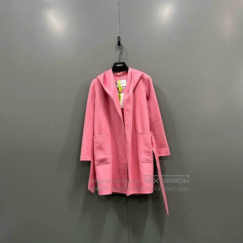 Max Mara Max Mara Pink Belted Coat Size XXS / US 00 / IT 34 - 1 Thumbnail