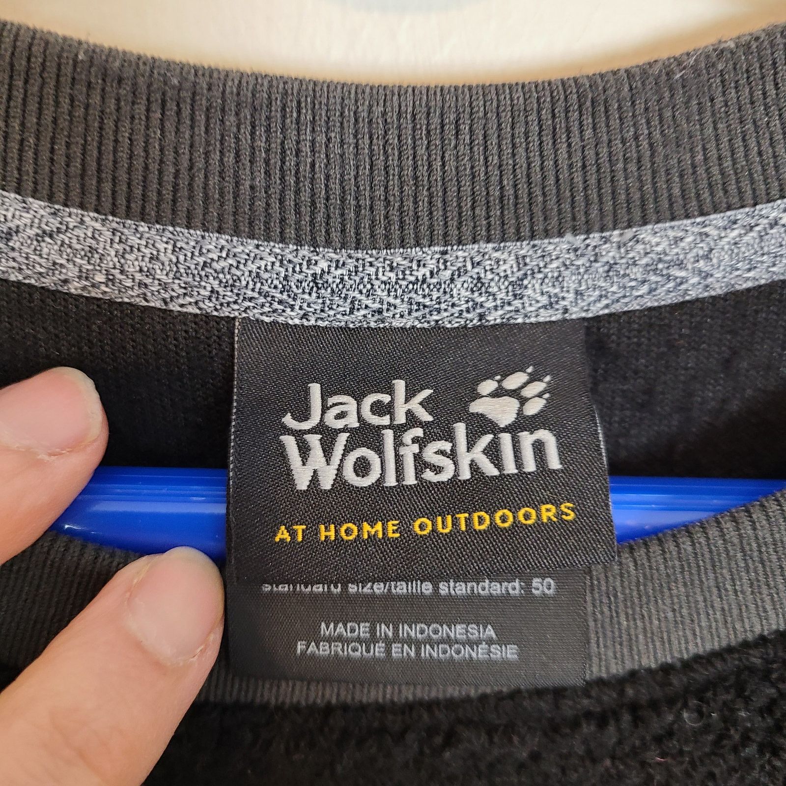 Jack Wolfskin Jack Wolfskin Fleece Sweater Men M Black Gorpcore Sweater Size US M / EU 48-50 / 2 - 7 Thumbnail