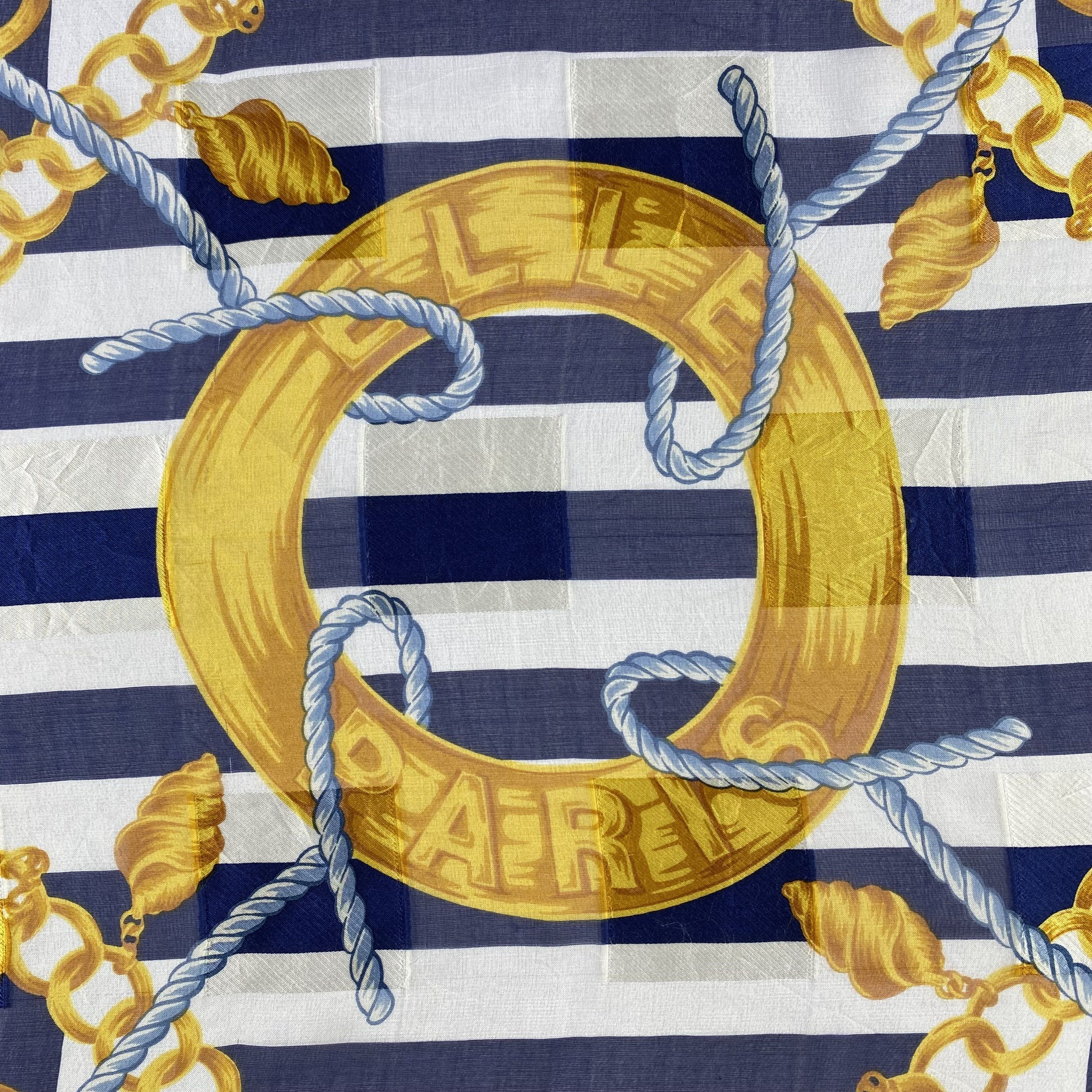 Japanese Brand × Vintage Vintage Elle Paris Silk Scarf SS085 Size ONE SIZE - 4 Thumbnail