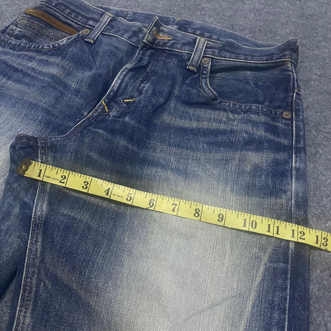 Edwin 💥Vintage Edwin Exclusive Vintage Distressed Denim Size US 33 - 5 Thumbnail