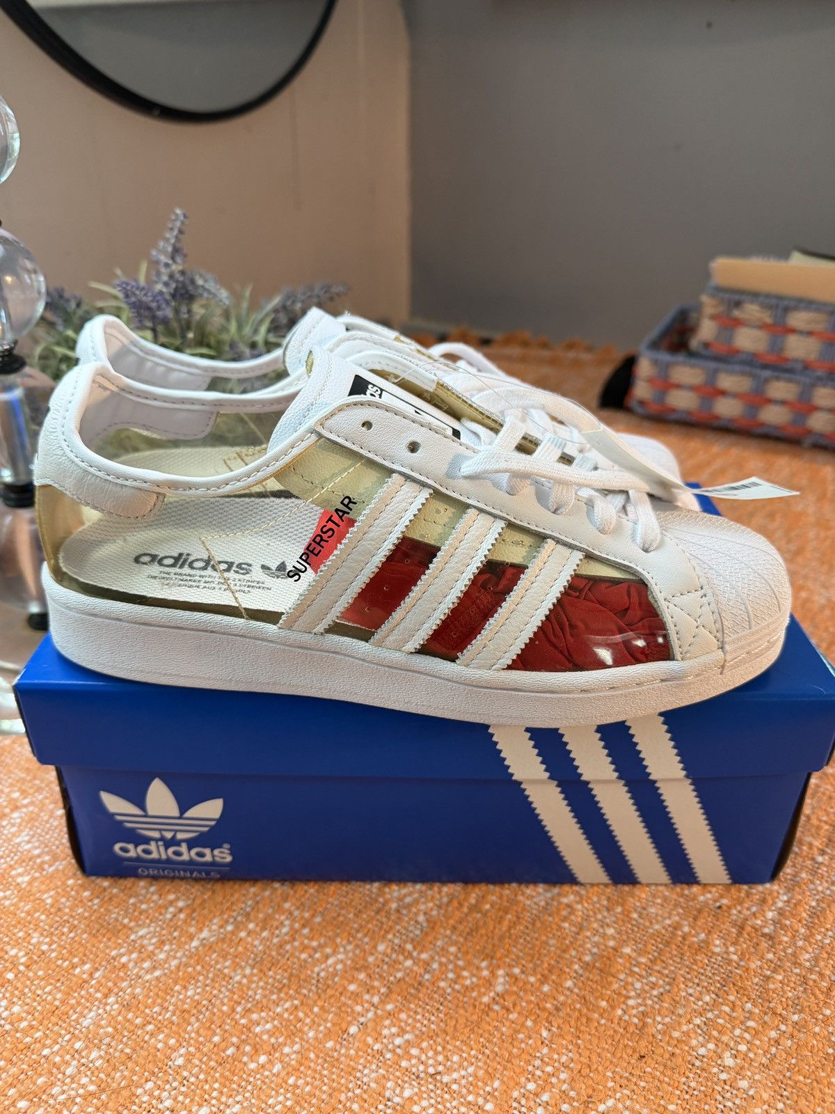 Adidas Clear! Adidas Superstar New size 9 Samples Size US 9 / EU 42 - 14 Thumbnail