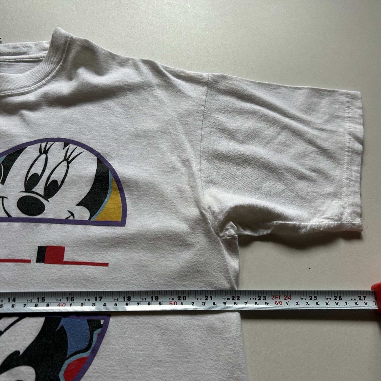 Disney Vintage 90s Disney Mickey Shirt Large Full Of Love Heart Art Size US L / EU 52-54 / 3 - 5 Thumbnail