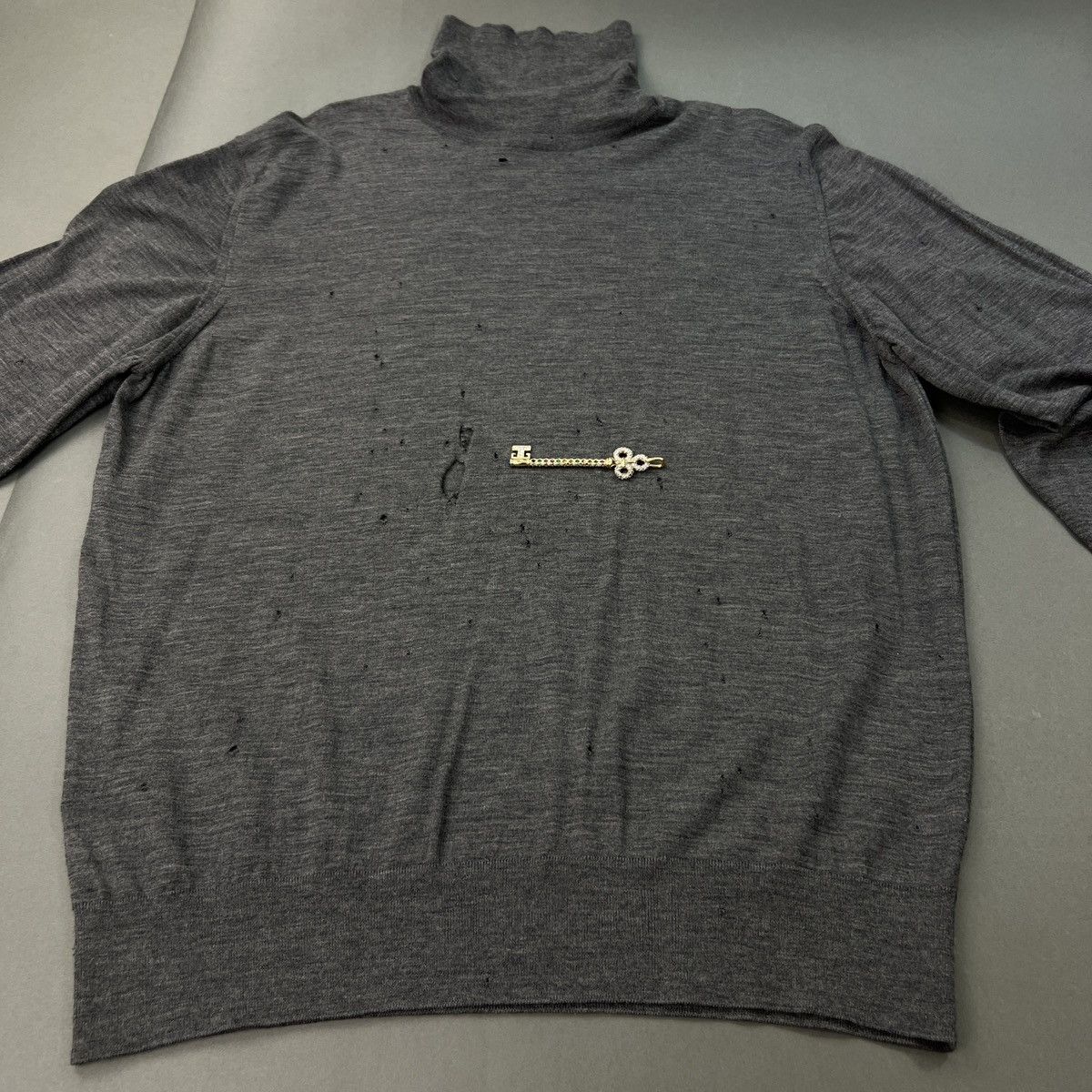 Cruciani Cruciani for Carioca Wool Turtleneck Made in Italy Size US L / EU 52-54 / 3 - 5 Thumbnail