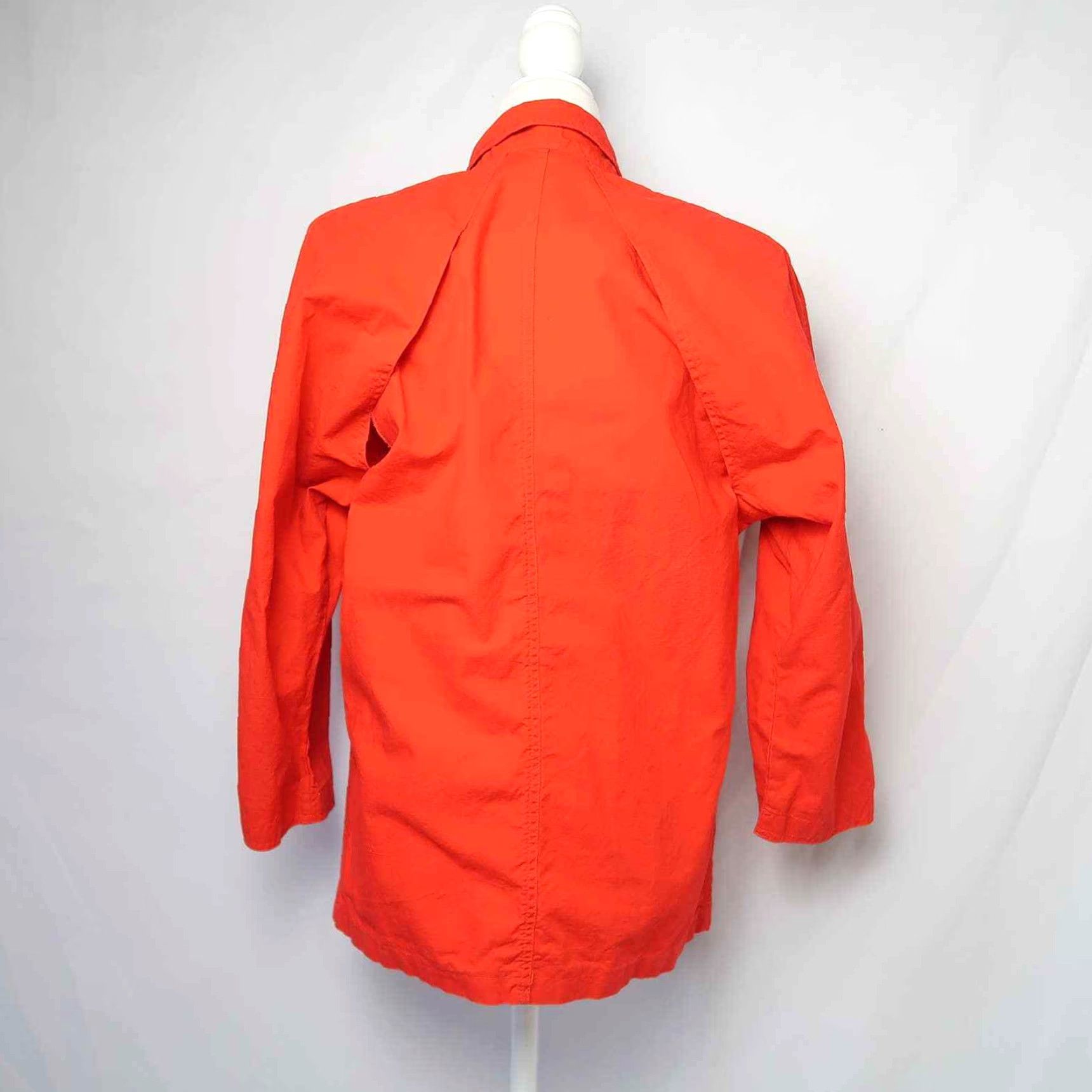 Nordstrom VINTAGE 90s Nordstrom Brass Plum bright red cotton blazer jacket Blazer M Red Casual Cotton 1990s Mens Women? Size M / US 6-8 / IT 42-44 - 6 Thumbnail