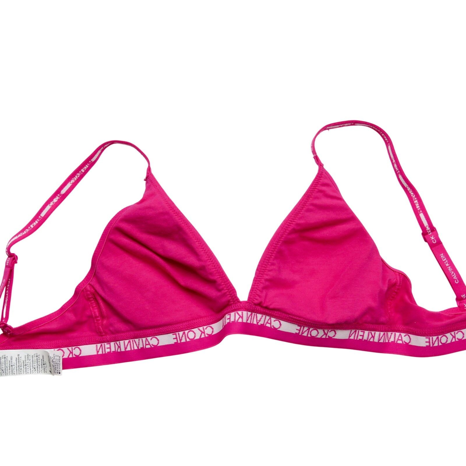Calvin Klein Calvin Klein CK ONE Hot Pink Triangle Bra Size Small Size S / US 4 / IT 40 - 8 Thumbnail