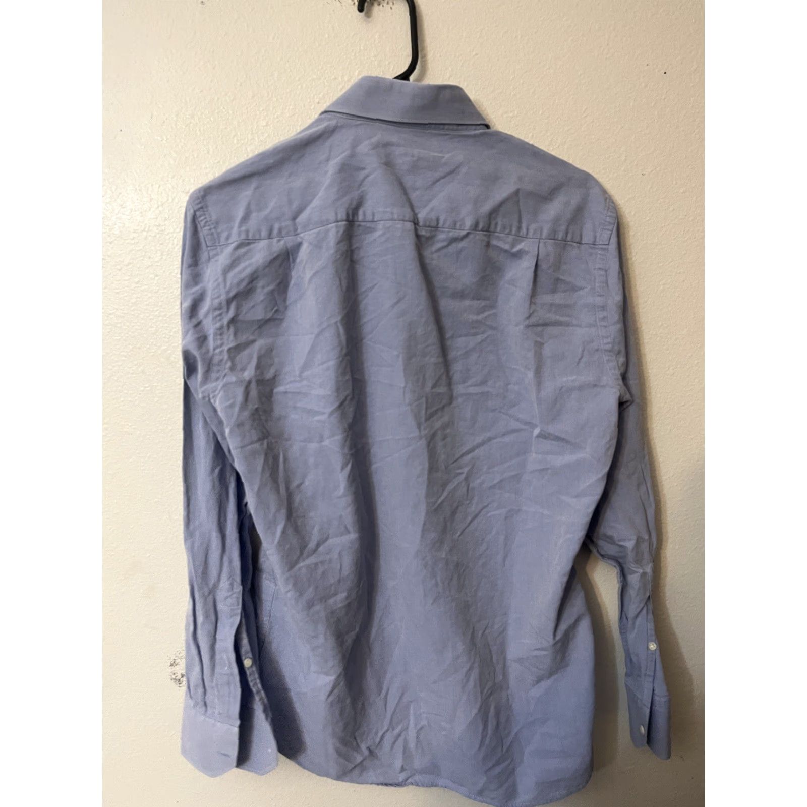 Peter Millar Peter Millar Perfect Pinpoint Shirt Men's M Blue Button Down Long Sleeve Golf Size US M / EU 48-50 / 2 - 2 Thumbnail