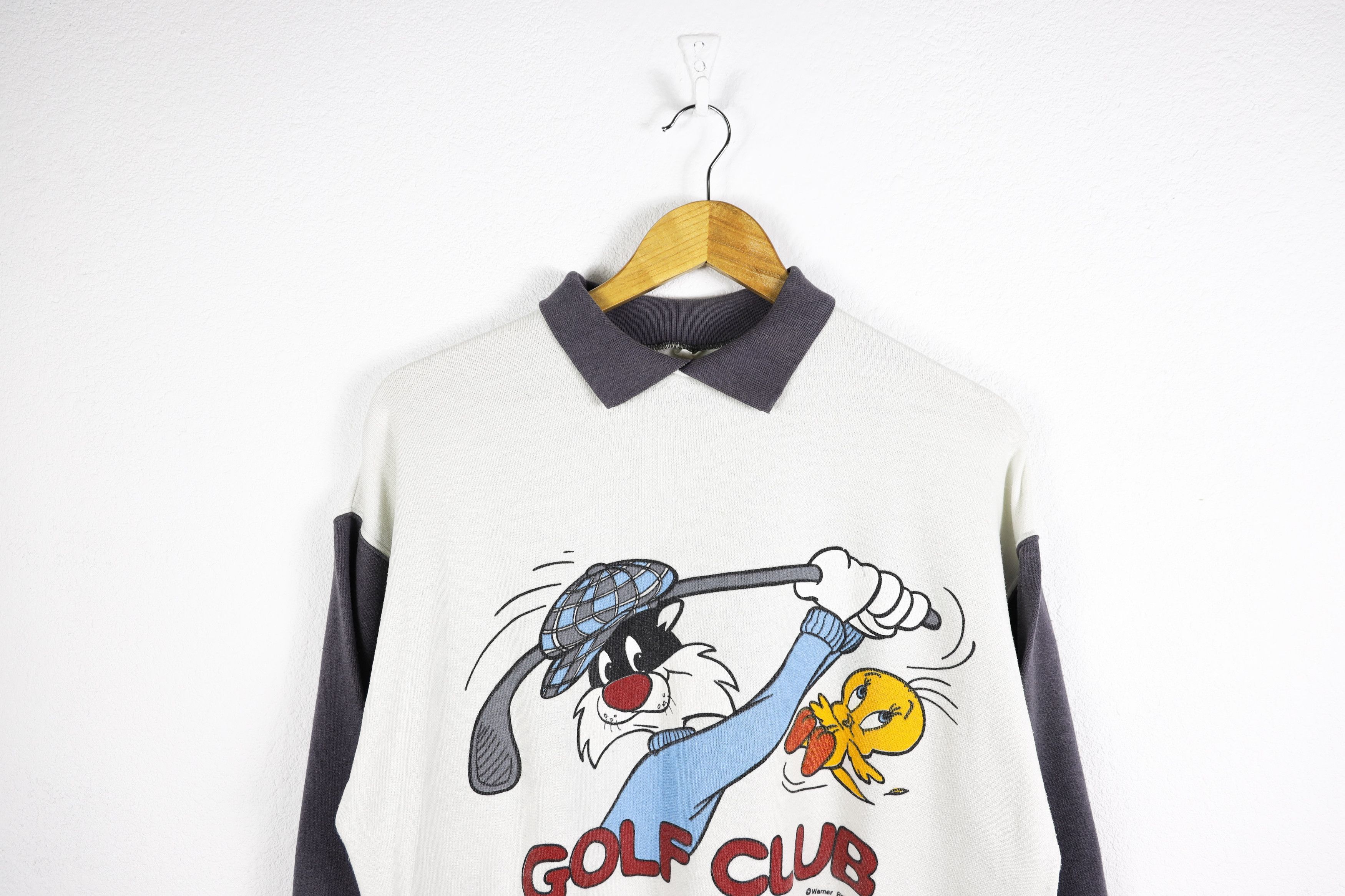 Cartoon Network × Vintage × Warner Bros Vintage Warner Bros Looney Tunes Golf Club Graph Sweatshirt Size M / US 6-8 / IT 42-44 - 2 Thumbnail